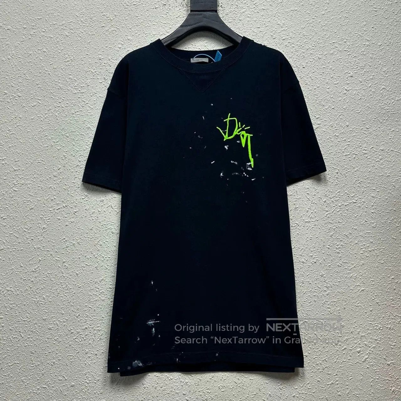 Dior dior collaboration paint splash short sleeve. Size US L / EU 52-54 / 3 - 1 Thumbnail