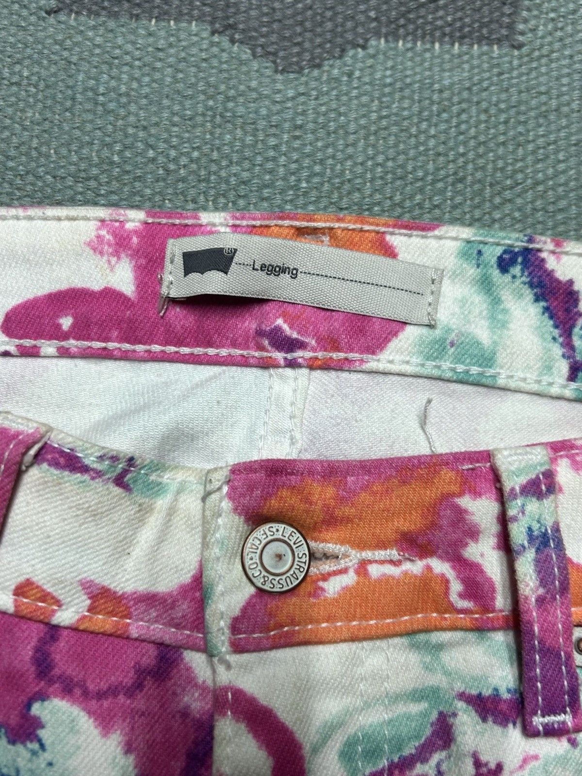 Levi's Levi's Women’s Slim Legging Skinny Jeans tie dye 32x30 Size 32" / US 10 / IT 46 - 4 Thumbnail