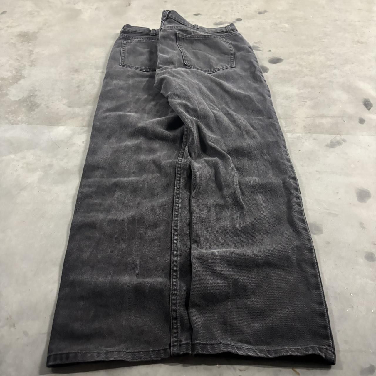 Vintage Crazy Vintage Y2K/2000s Grunge Faded Black Denim Jeans! 38x32 Size US 38 / EU 54 - 4 Thumbnail