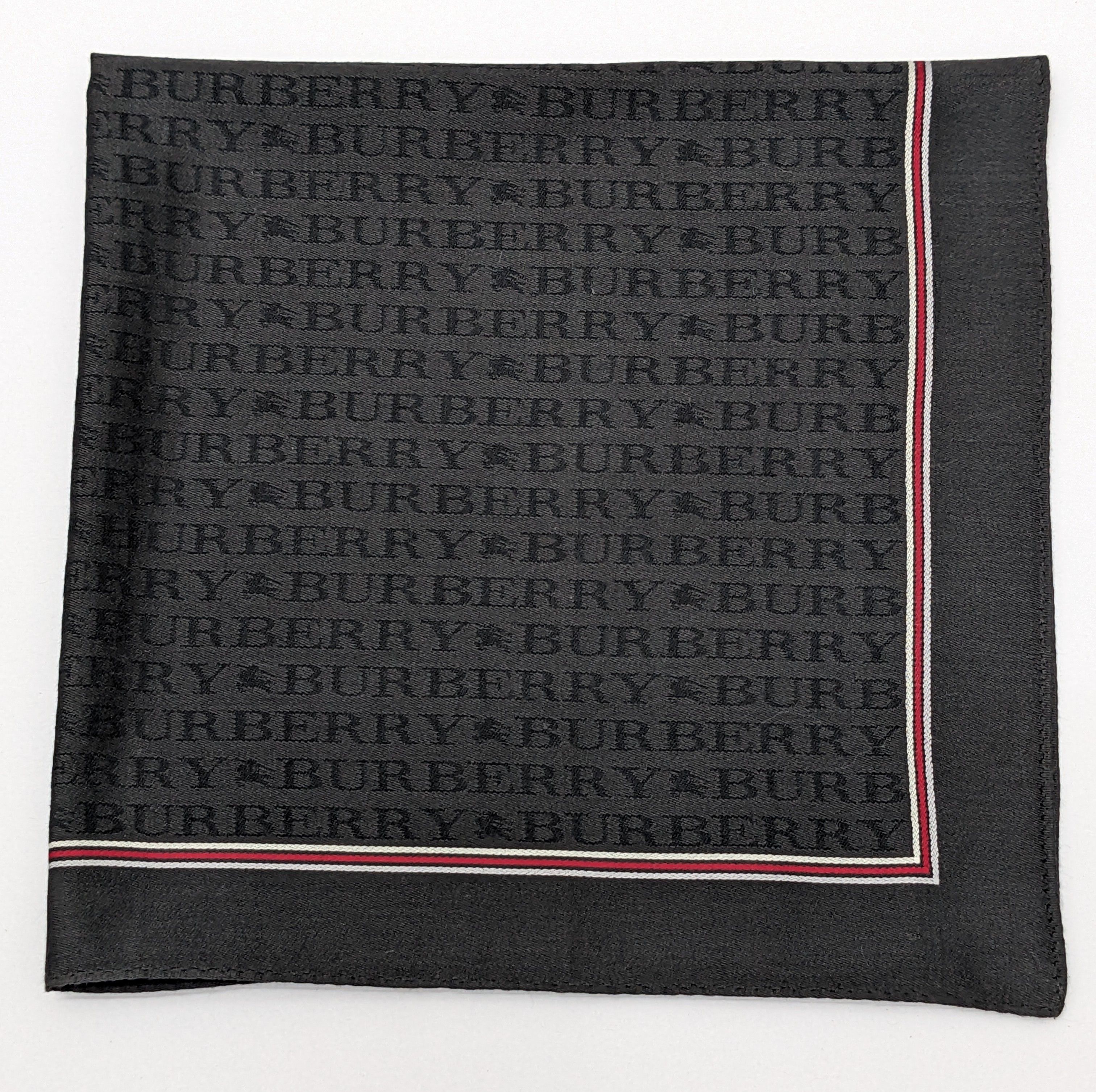 Burberry Burberry Handkerchief Monogram Print with Equestrian Knight Size ONE SIZE - 1 Thumbnail