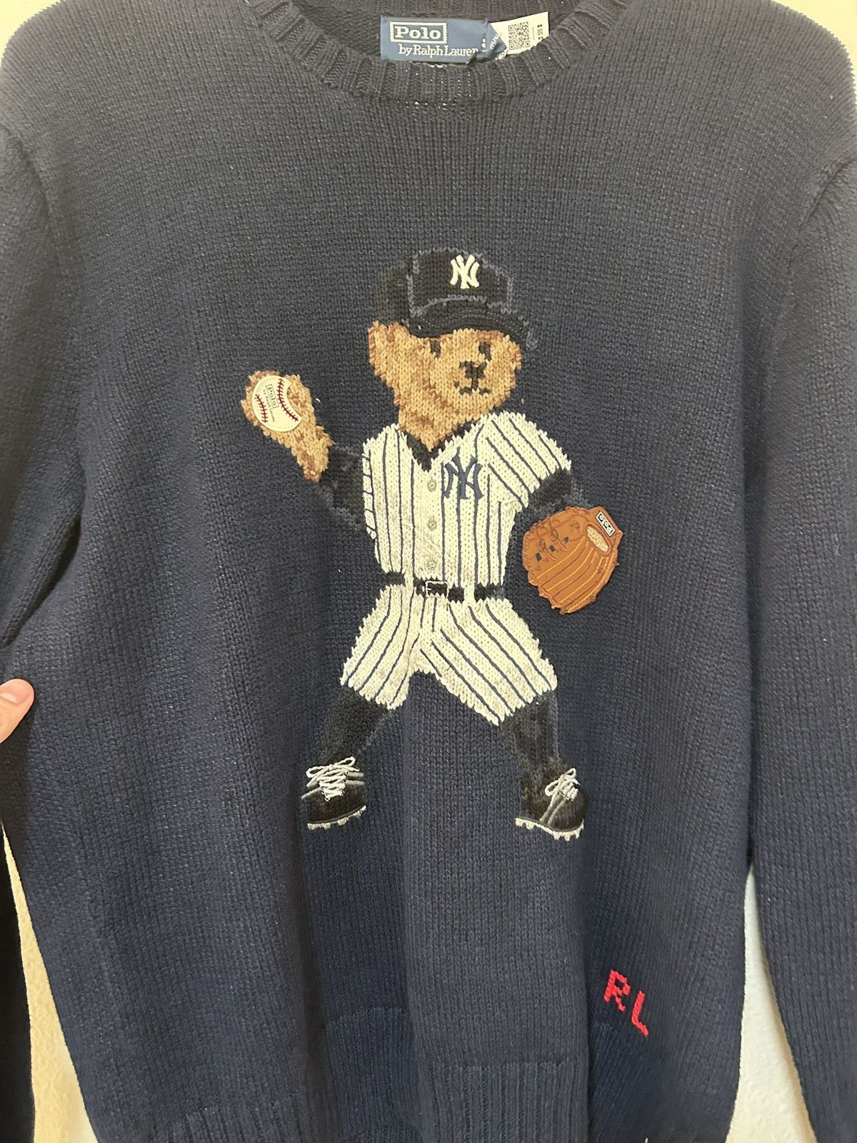Polo Ralph Lauren Polo Ralph Lauren NY New York Yankees Bear Sweater Size US M / EU 48-50 / 2 - 3 Thumbnail