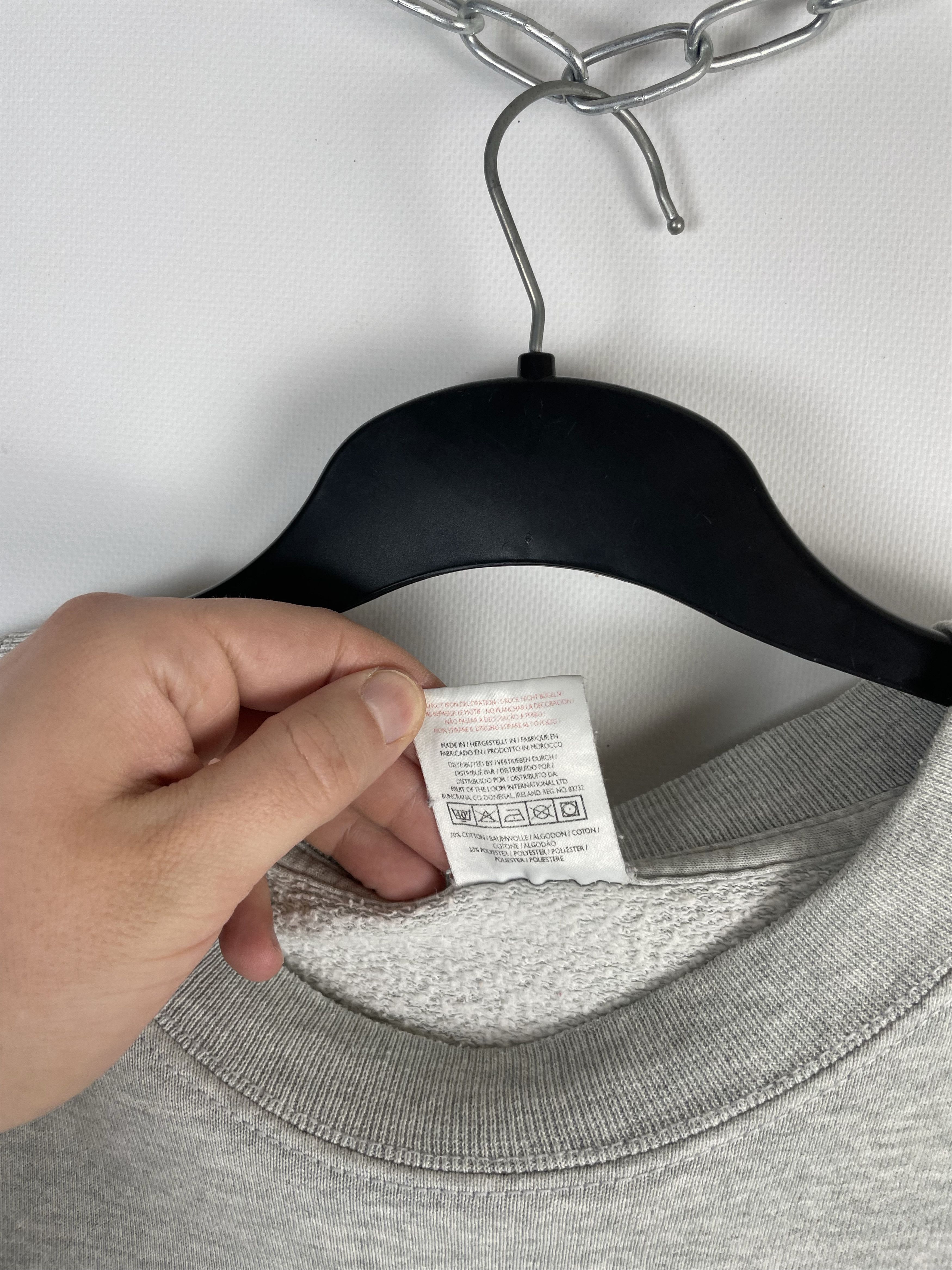 Fruit Of The Loom × Vintage Vintage Fruit of the Loom Sweatshirt 90S Size US XL / EU 56 / 4 - 7 Thumbnail