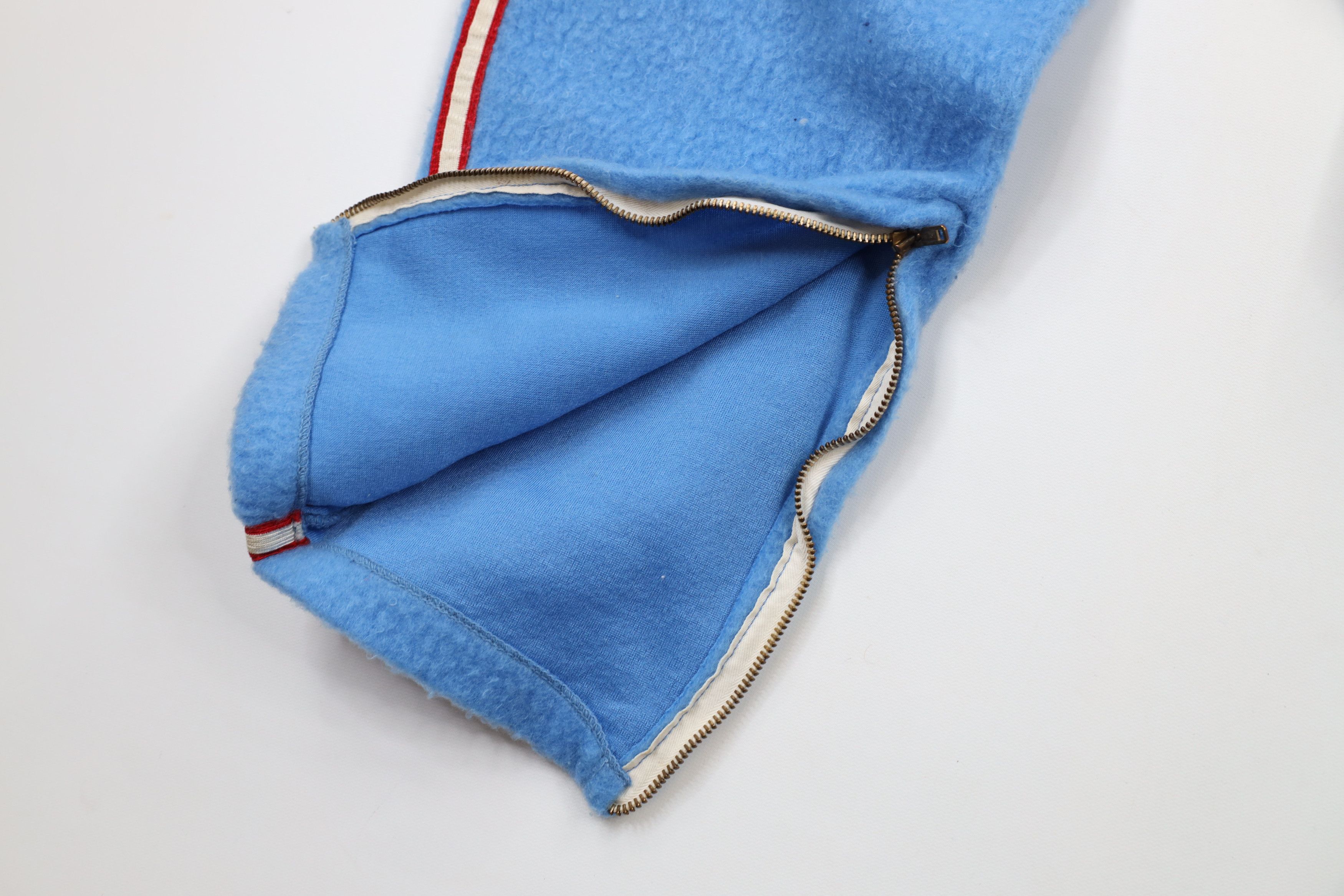 Vintage Vintage 50s MacGregor Striped Fleece Sweatpants Blue USA Size US 34 / EU 50 - 6 Thumbnail