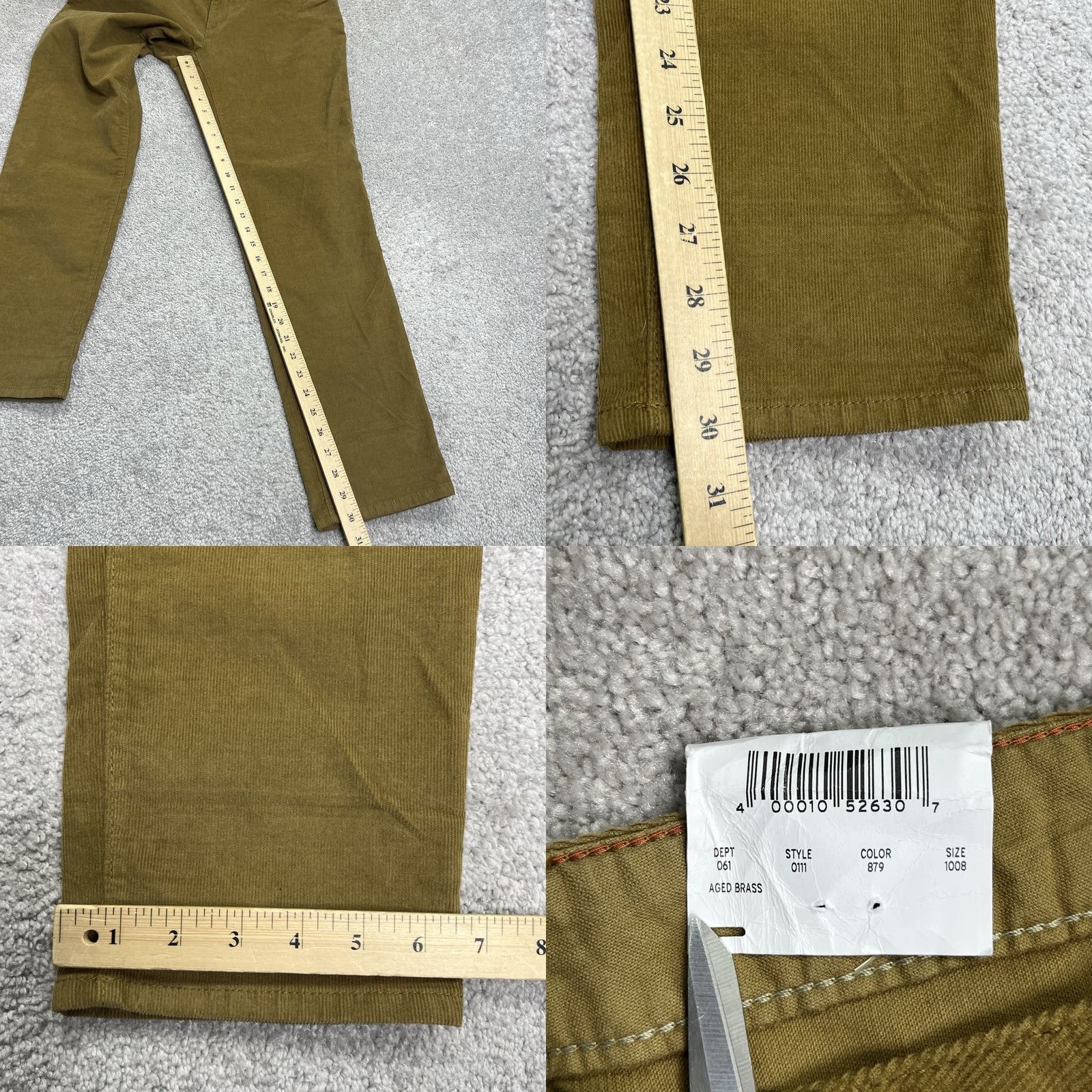 Eddie Bauer Eddie Bauer Chino Pants Women 8 32x30 Brown Stretch Boyfriend Relaxed Corduroy NWT Size 30" / US 8 / IT 44 - 10 Thumbnail