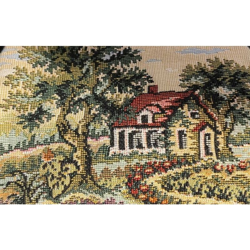 Unknown London Vintage Embroidered Tapestry Change Purse Wallet Snap Shut Size ONE SIZE - 2 Thumbnail