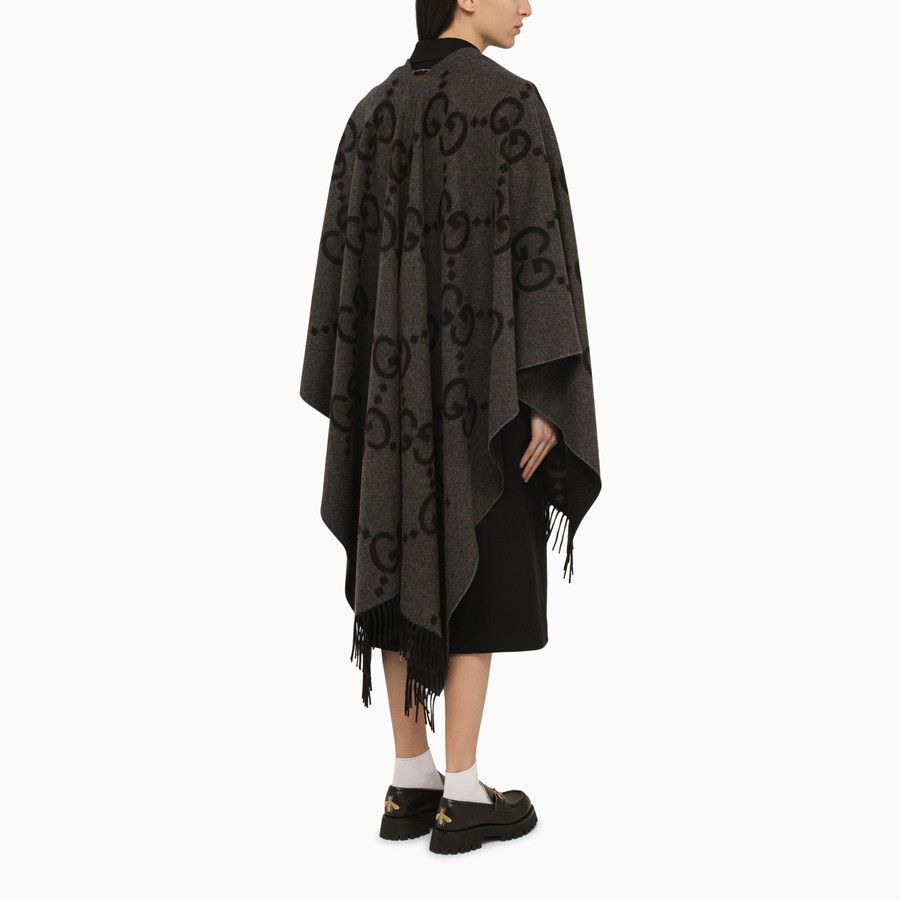 Gucci o1d2blof0824 Size: OS / Reversible Jumbo Cashmere Cape Size ONE SIZE - 3 Thumbnail