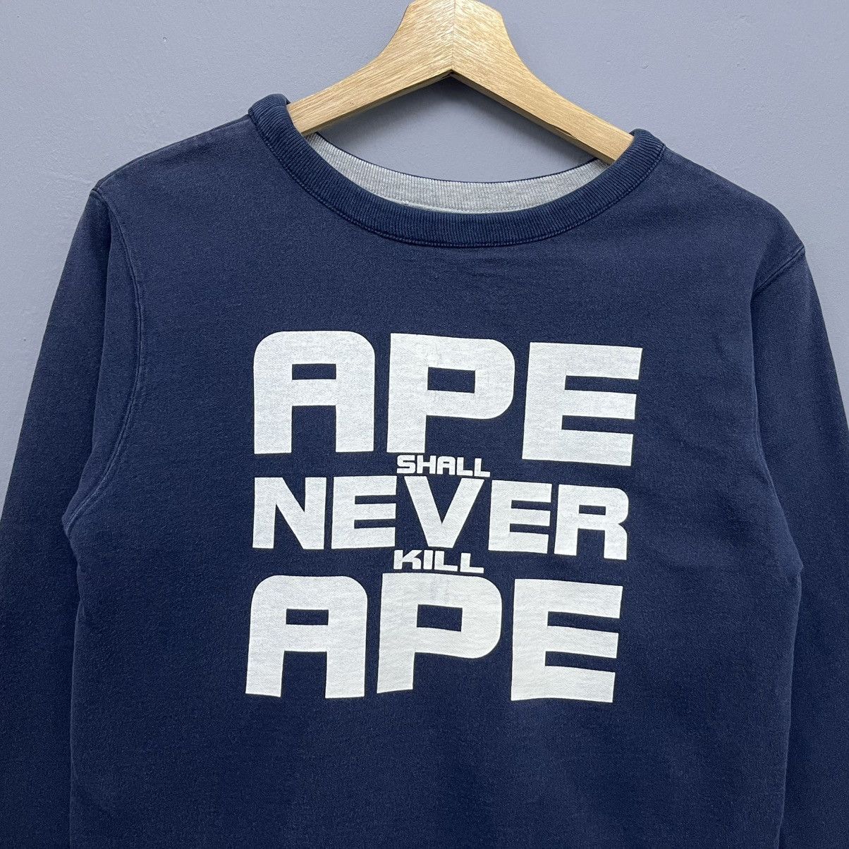 Bape Y2K Bape Four Side Crewneck Sweatshirt Size US XS / EU 42 / 0 - 3 Thumbnail
