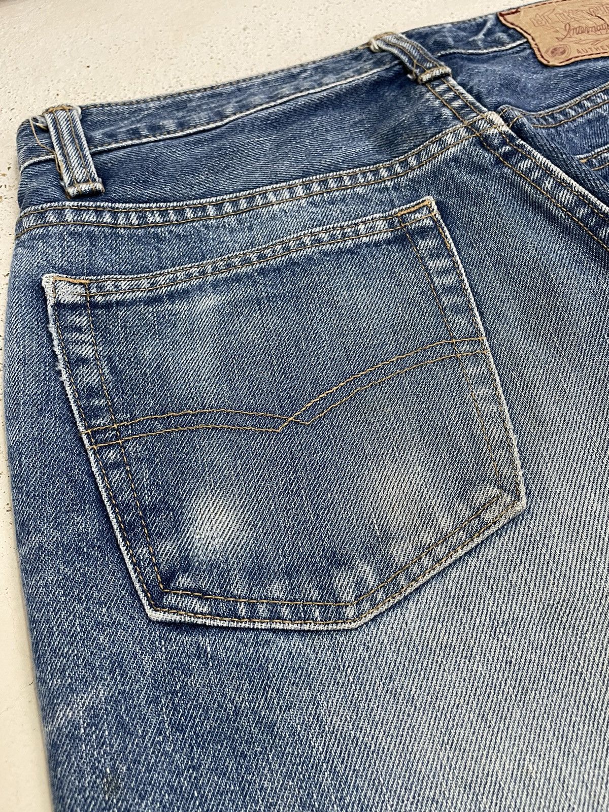 Blue Blue Japan × Japan Blue × Japanese Brand Vintage Y2k Blueway Repaired Japan Denim Pants (AB39) Size US 29 - 19 Thumbnail