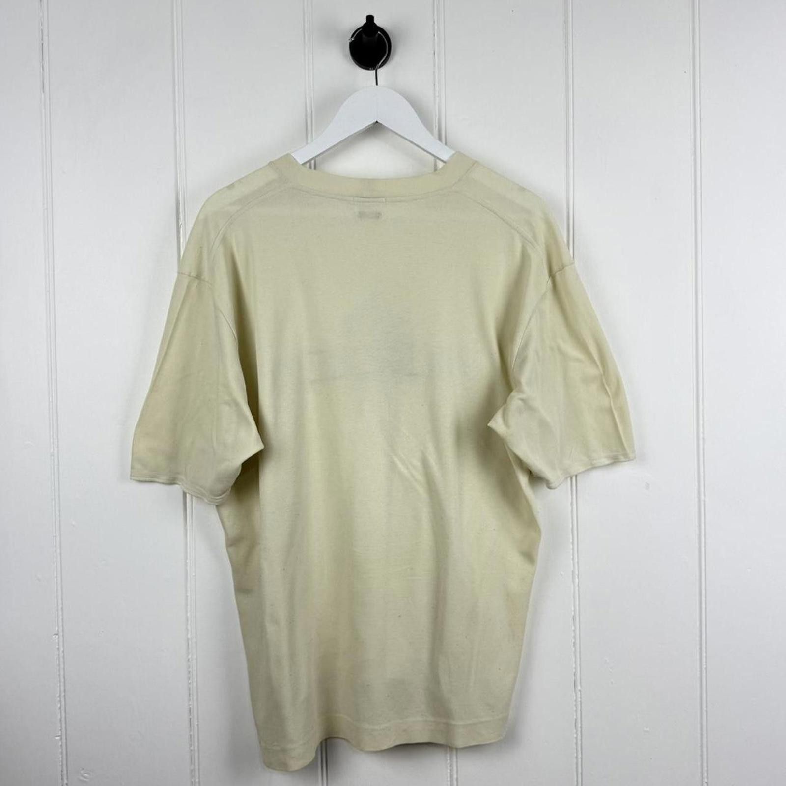 Stone Island 00’s Stone Island Embroidered Logo T-Shirt Cream – Size L Size US L / EU 52-54 / 3 - 4 Thumbnail
