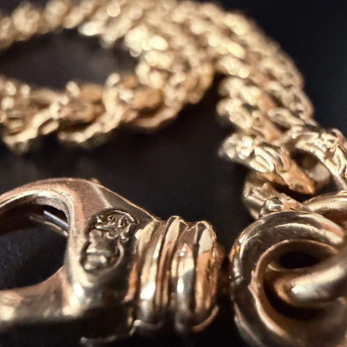 Chrome Hearts Chrome Hearts 22K Gold Extra Fancy Link Bracelet Size ONE SIZE - 2 Thumbnail