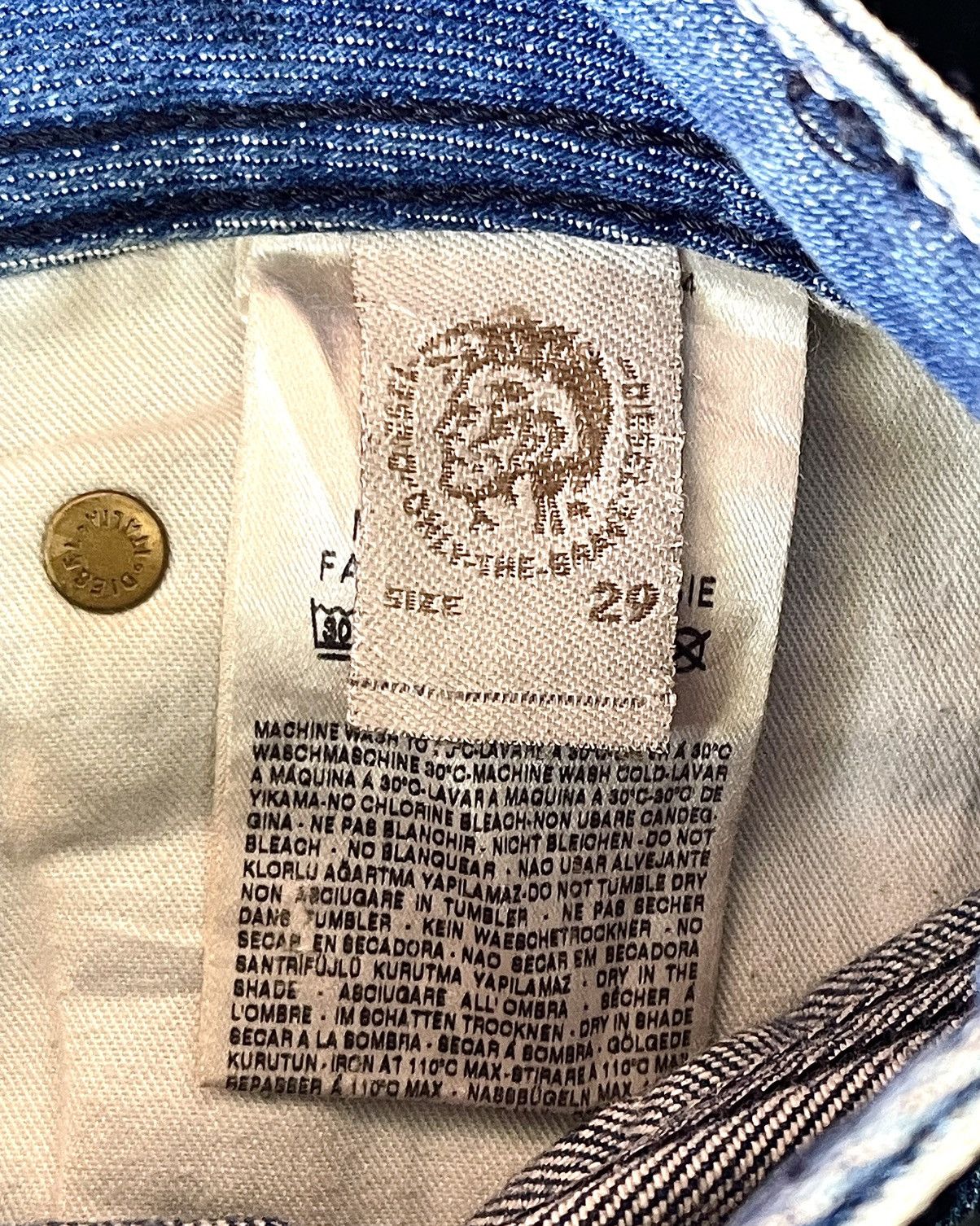 Diesel Diesel Zathan Flared Size US 31 - 4 Thumbnail