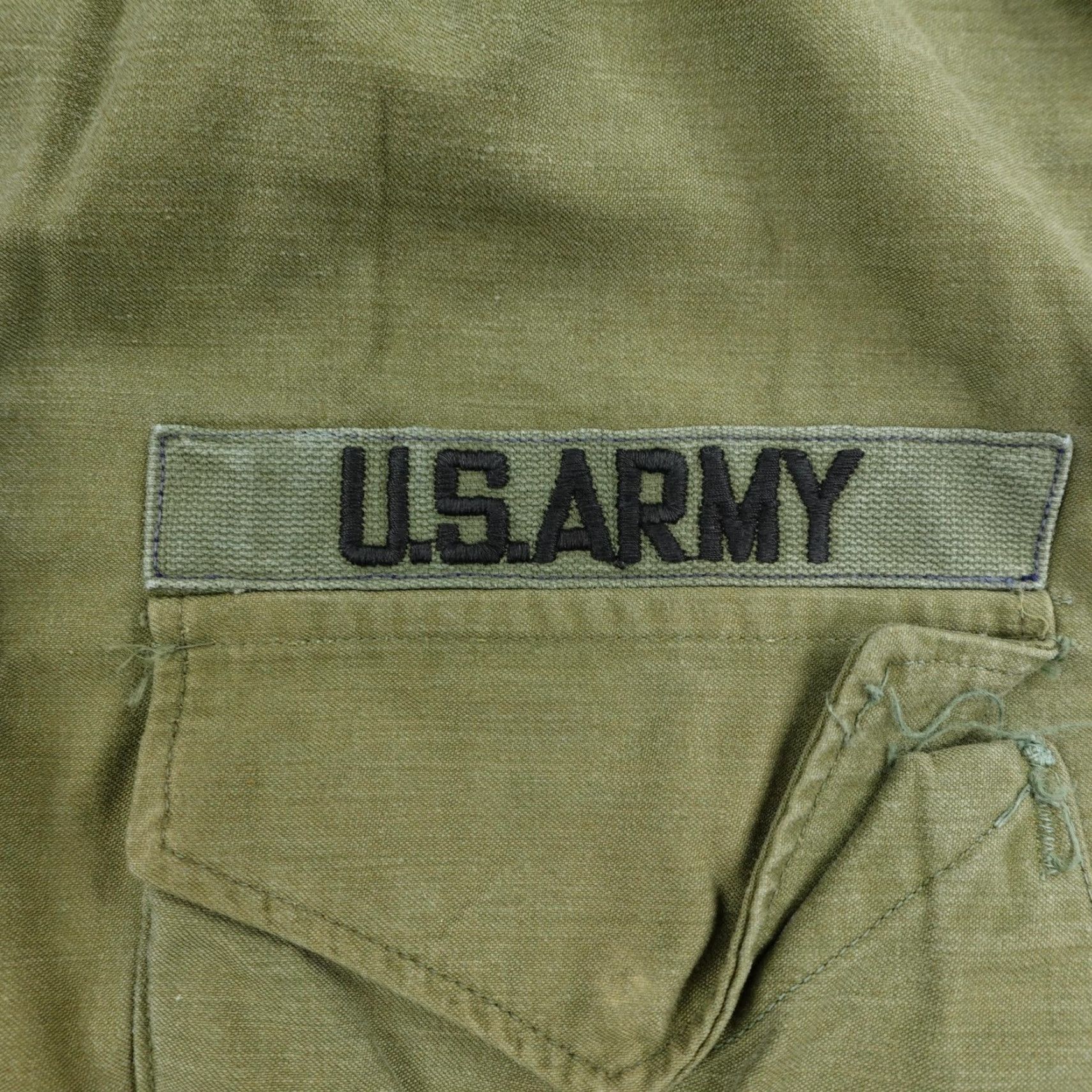 Vintage VINTAGE Rolane Sportswear US Army Jacket Mens Small Green Military Coat OG-107 60s Casual Workwear Size US 29 - 3 Thumbnail