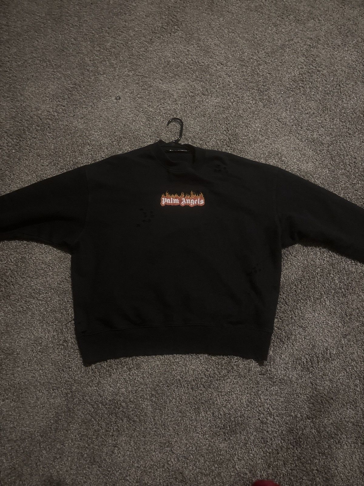 Palm Angels Palm Angeles Flame CrewNeck Size US XL / EU 56 / 4 - 2 Thumbnail