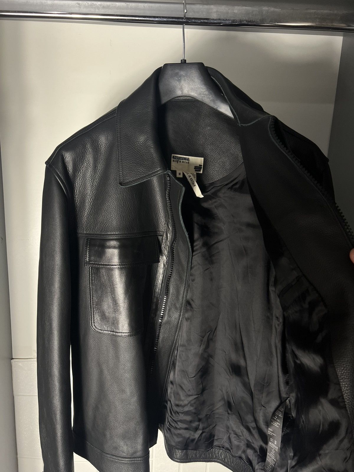 Ted Baker × Vintage VERY RARE TED BAKER LEATHER DESIGNER JACKET JAPAN STYLE Y2K Size US M / EU 48-50 / 2 - 6 Thumbnail