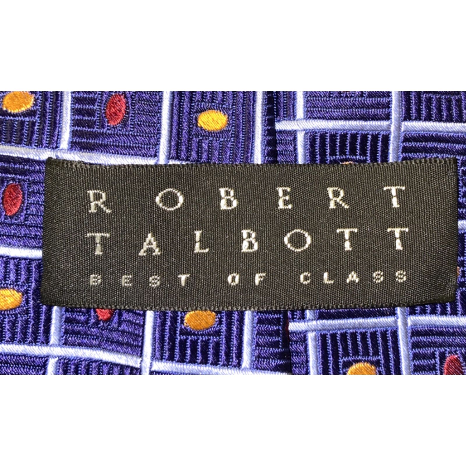 Robert Talbott Robert Talbott Tie Silk Geometric Best Of Class Blue Men Silk Tie Size ONE SIZE - 2 Thumbnail