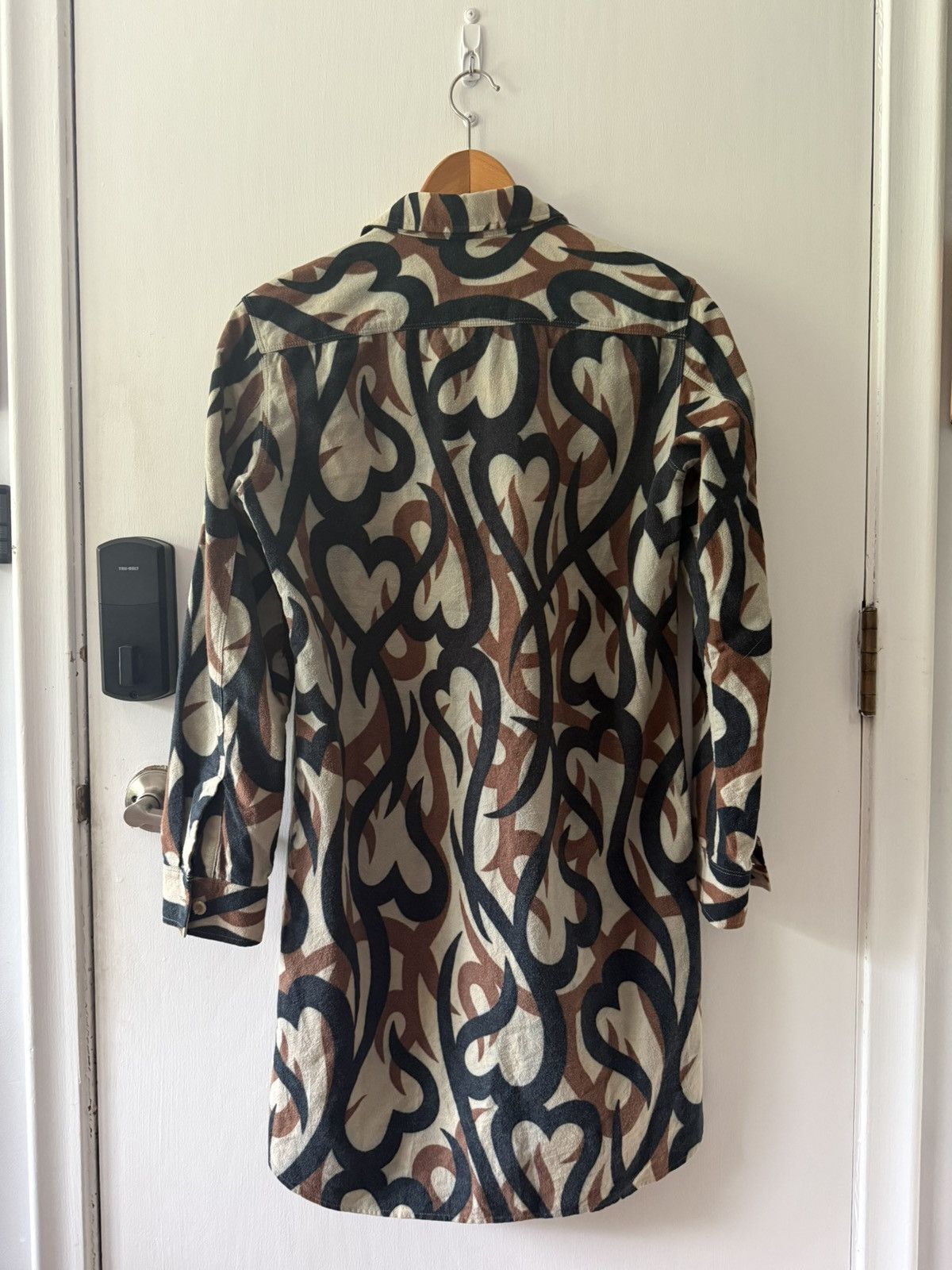 Number (N)ine AW04 Tribal Hearts Long Flannel Size US M / EU 48-50 / 2 - 2 Thumbnail