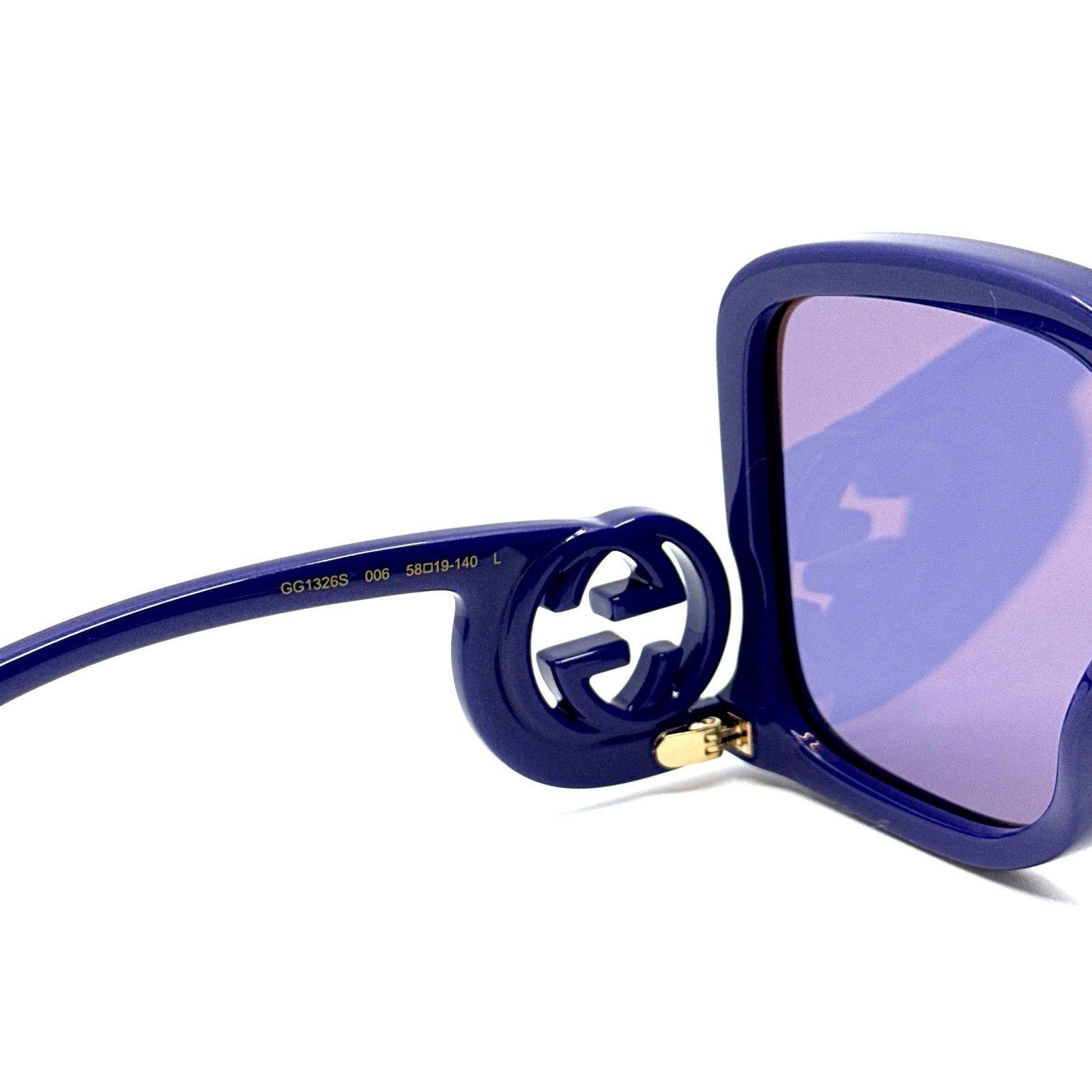 Gucci New! GUCCI Sunglasses GG1326S 006, Authentic Size ONE SIZE - 8 Thumbnail