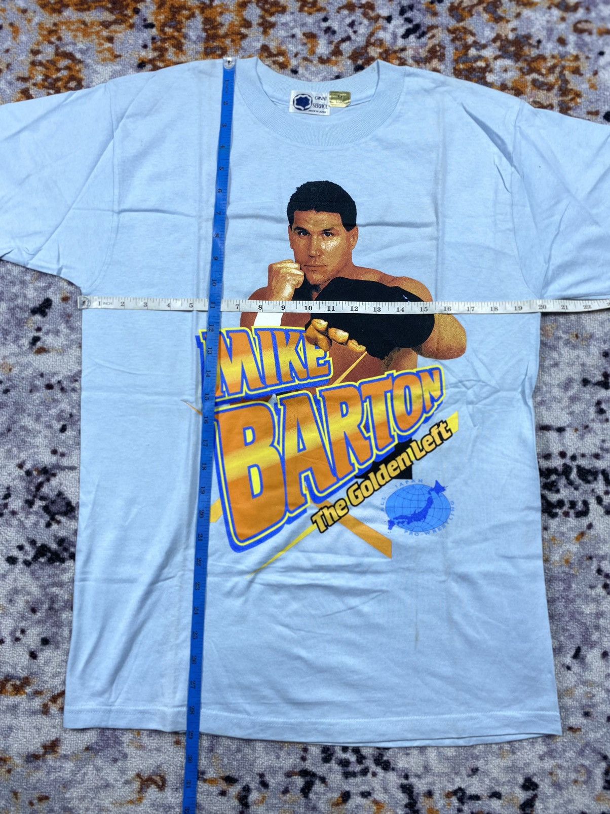 Japanese Brand × Rap Tees × Vintage Vintage Mike Barton the golden left Japanese wrestling tees Size US M / EU 48-50 / 2 - 5 Thumbnail