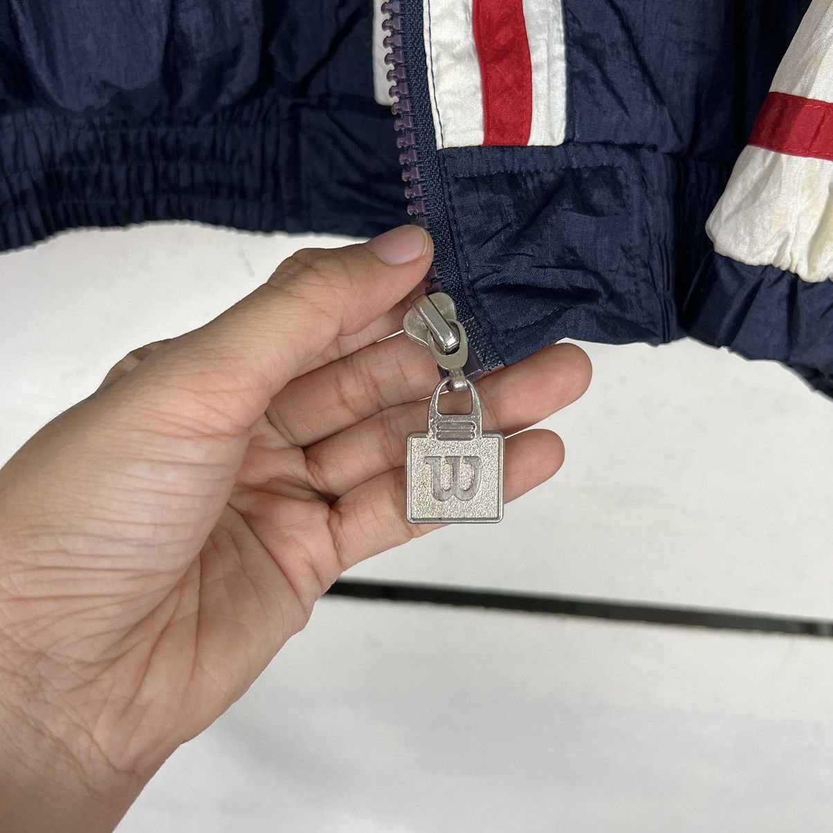 Vintage 🔥 VINTAGE WILSON TRAINER BOMBER JACKET Size US S / EU 44-46 / 1 - 14 Thumbnail