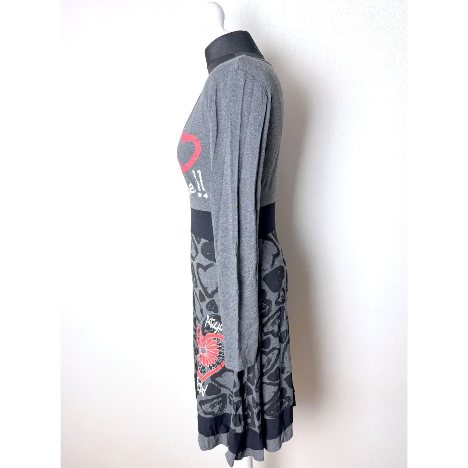 Desigual Desigual Dress Grey A-Line Womens L Knee Length Desigual Dress Grey A-Line Womens L Knee Length Size L / US 10 / IT 46 - 2 Thumbnail