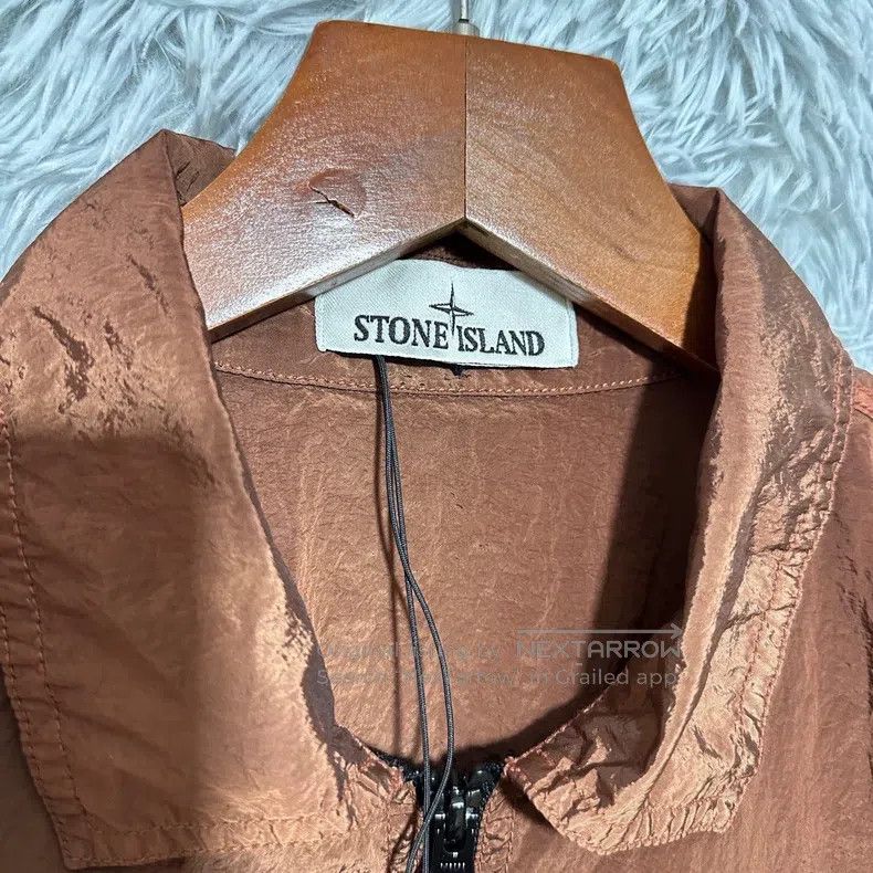 Stone Island Stone Island Metal Nylon Jacket Coat Reddish Brown Color S Size US M / EU 48-50 / 2 - 4 Thumbnail