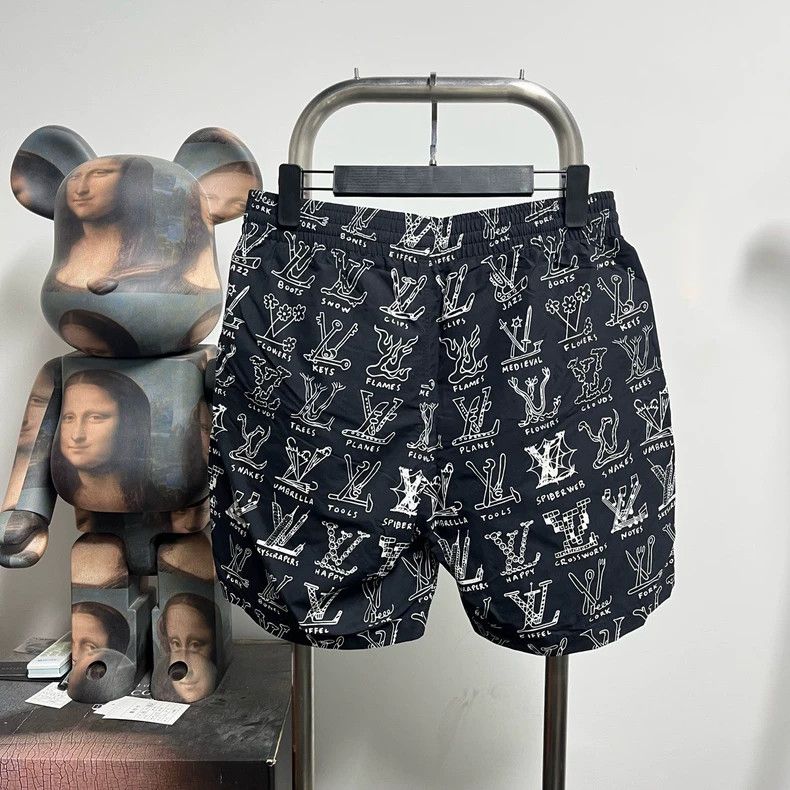 Louis Vuitton Louis Vuitton size s Gesture printed shorts 2504-Nextarrow Size US 28 / EU 44 - 2 Thumbnail