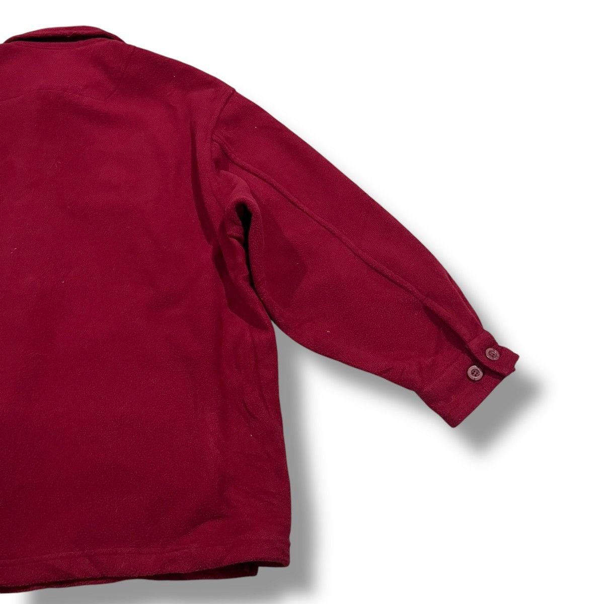 Converse × Vintage VINTAGE 90s CONVERSE FUR FLEECE JACKET Size US L / EU 52-54 / 3 - 10 Thumbnail