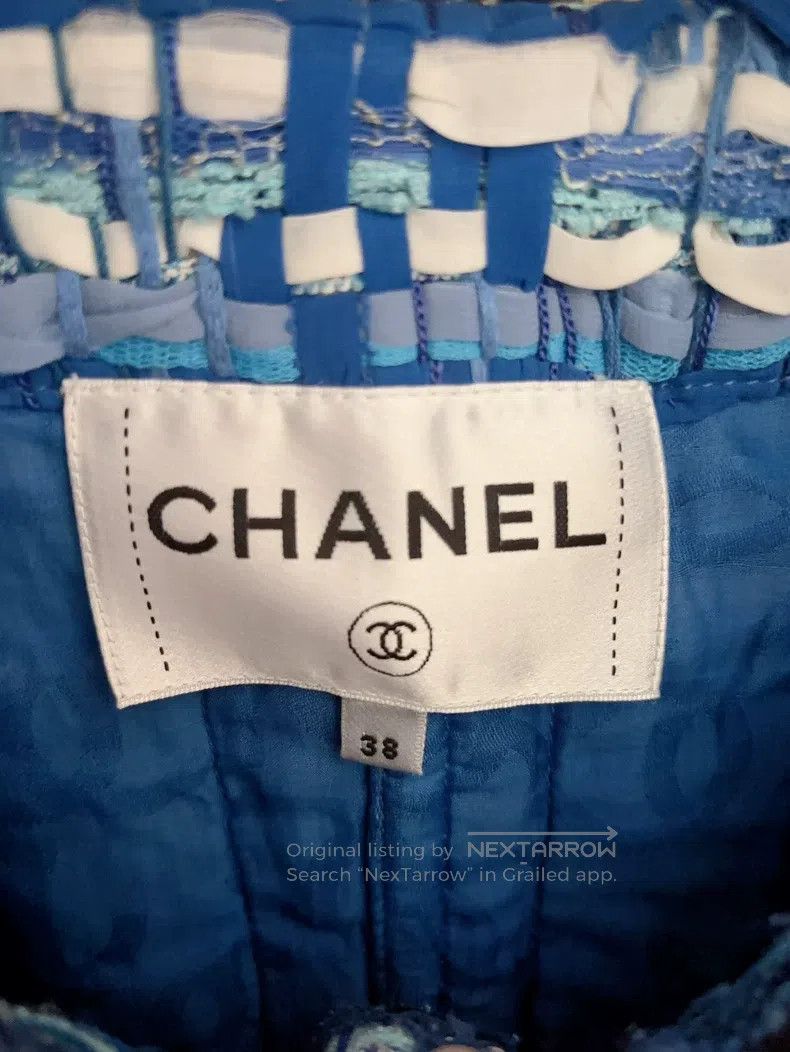 Chanel Chanel Greek royal blue jacket Size XS / US 0-2 / IT 36-38 - 7 Thumbnail