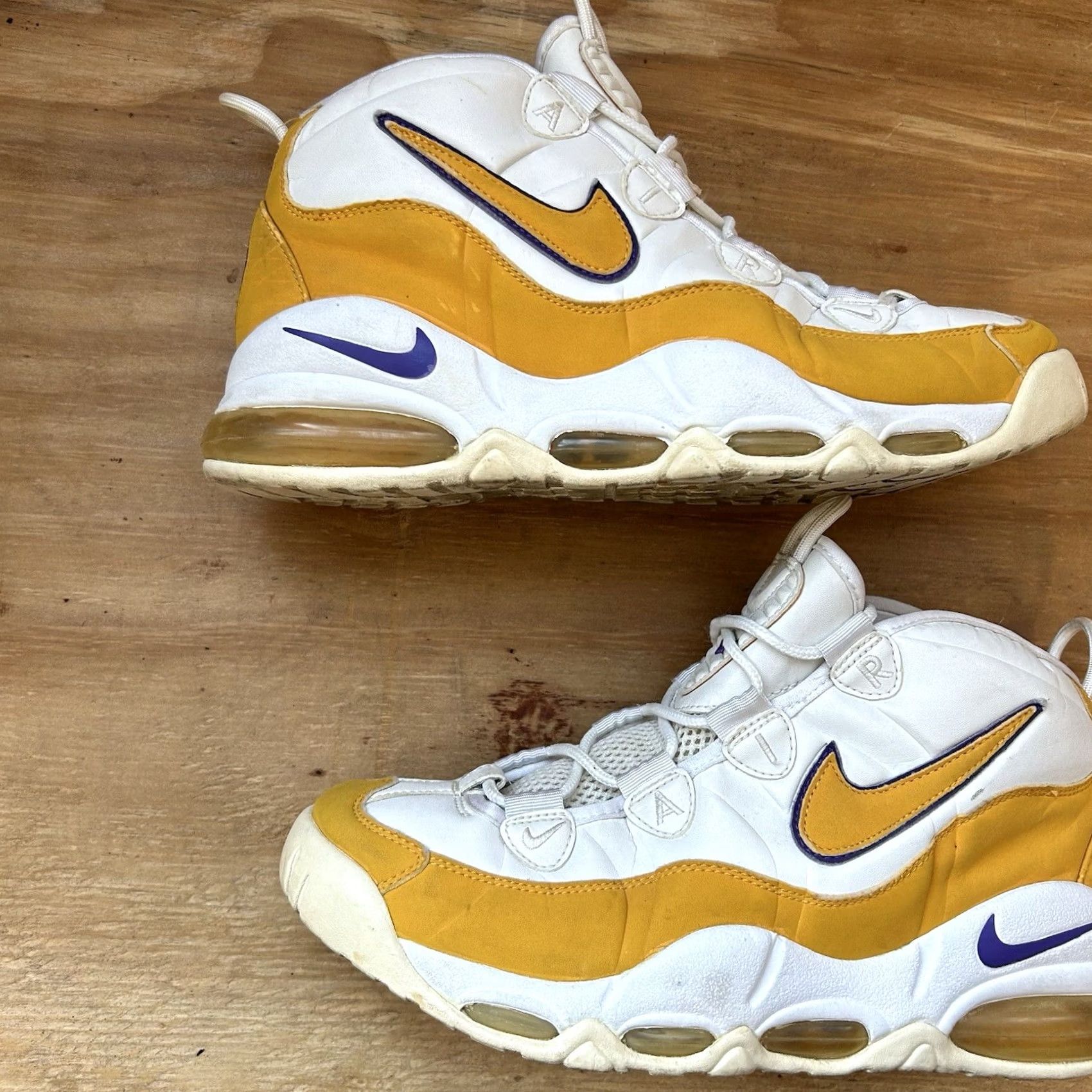 Nike VINTAGE Nike Air Max Tempo Basketball Men White 2003 10.5 US Mens Penny Pippen Jordan LA Lakers UPTEMPO Shirt? Size US 10 / EU 43 - 5 Thumbnail
