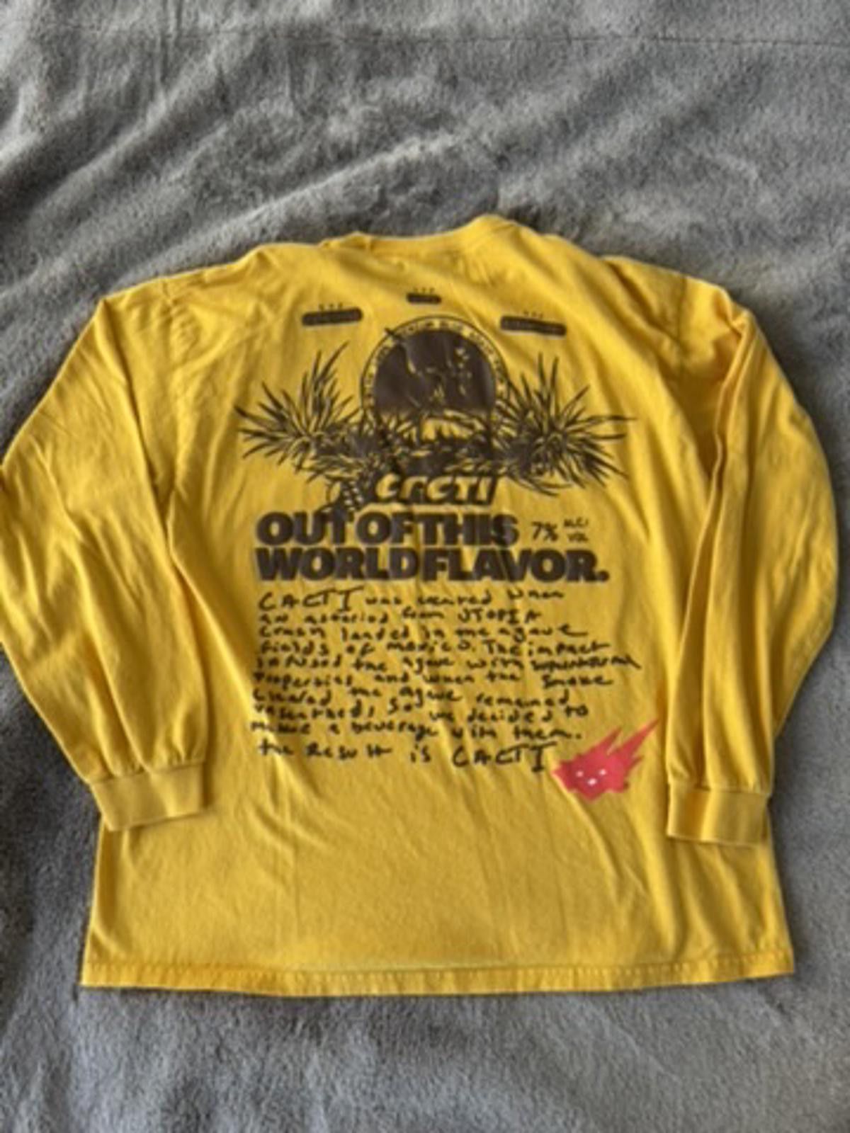 Cartier Cacti Agave Spiked Seltzer Long Sleeve T-Shirt Yellow Size US L / EU 52-54 / 3 - 4 Thumbnail