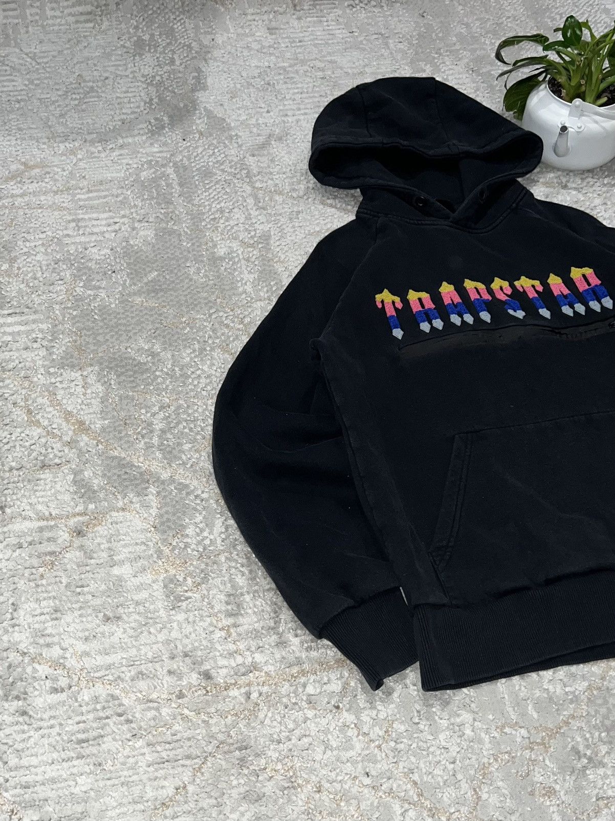 Trapstar London × Vintage TRAPSTAR BIG LOGO HOODIE RARE HYPE Y2K SWEATSHIRT CREWNECK Size US L / EU 52-54 / 3 - 3 Thumbnail