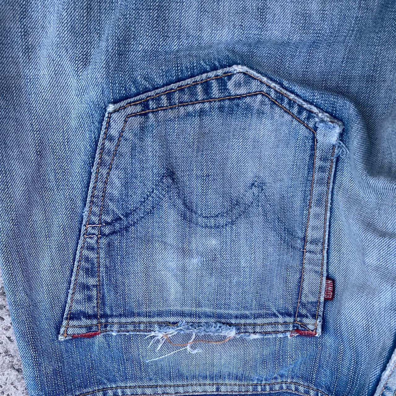 Edwin Vintage Edwin 504 Distressed Denim Kurt Cobain Style Size US 34 / EU 50 - 14 Thumbnail