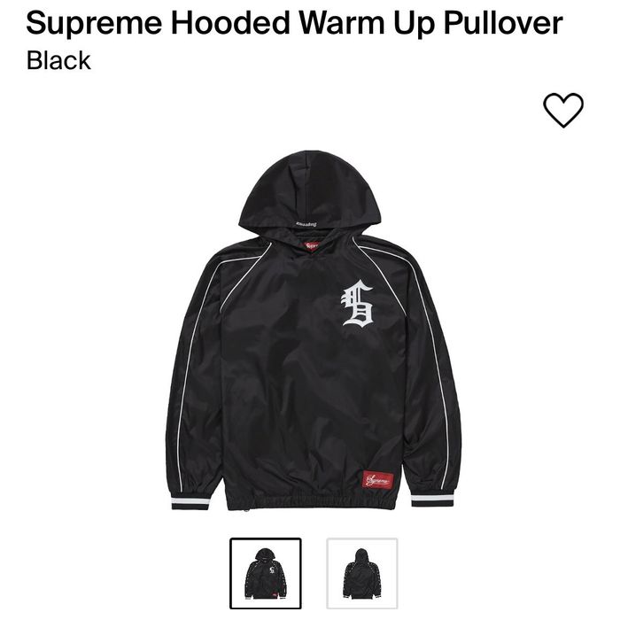 Supreme Supreme hooded warm up pullover | Grailed