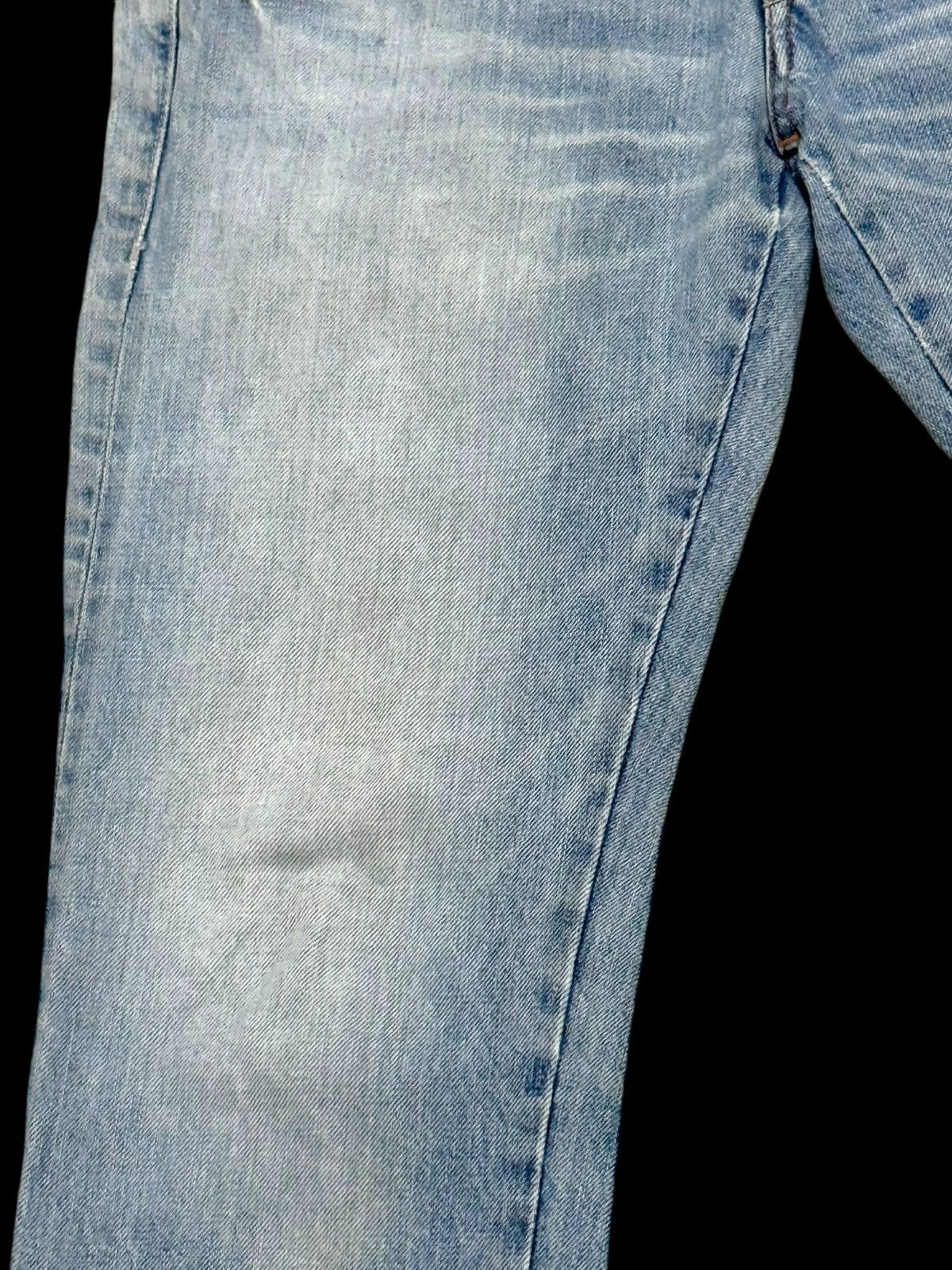 Marithe + Francois Girbaud MARITHE FRANCOIS GIRBAUD HALF SELVEDGE DISTRESSED JEANS Size US 30 / EU 46 - 9 Thumbnail