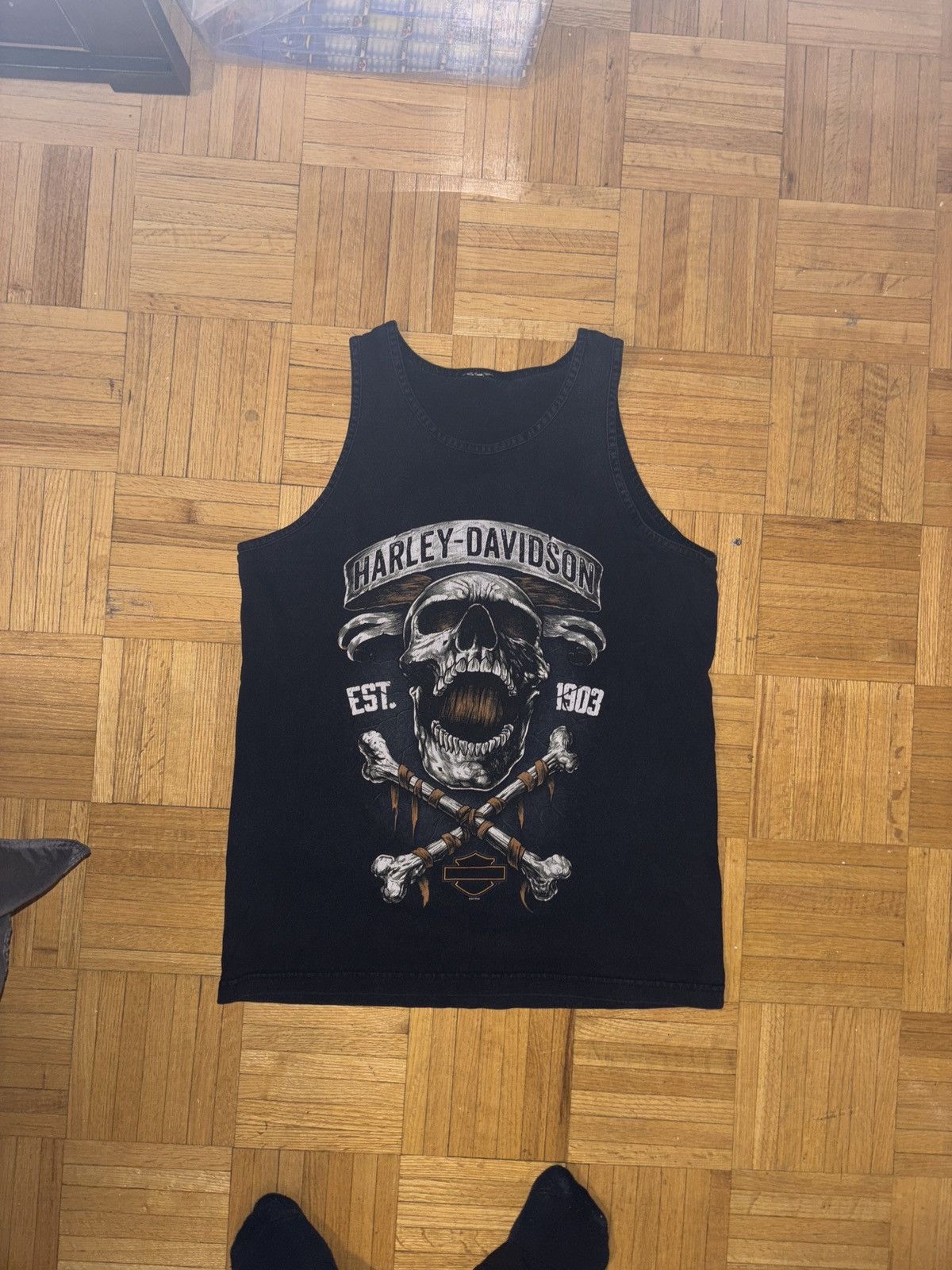 Harley Davidson Harley Davidson cut off shirt vintage Size US M / EU 48-50 / 2 - 1 Thumbnail