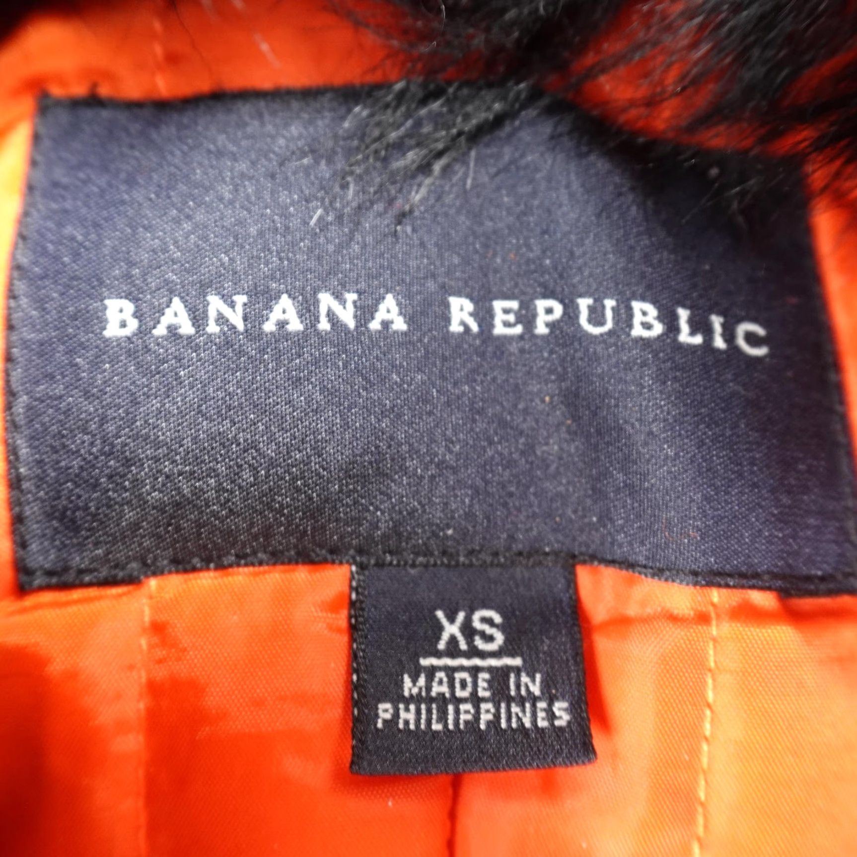 Banana Republic Banana Republic Coat Womens XS Orange Wool Fur Collar Toggle Zip Overcoat Insulated Lined Pockets Full Zip Casual Vintage No Size XS / US 0-2 / IT 36-38 - 4 Thumbnail