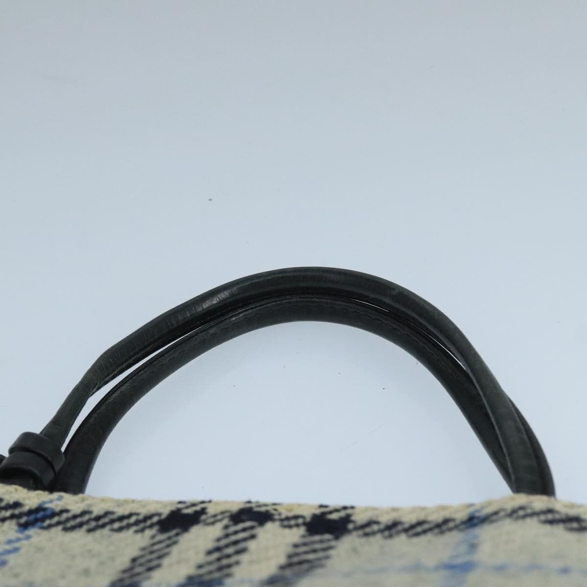 Burberry Burberry Nova Check Hand Bag Wool Gray Size ONE SIZE - 8 Thumbnail