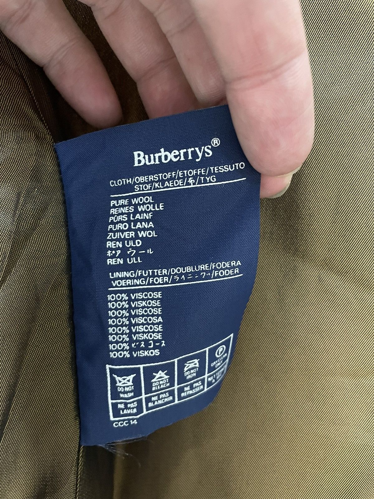 Burberry Burberry’s Tench Coat Beige Cotton Size S/M Size US S / EU 44-46 / 1 - 7 Thumbnail