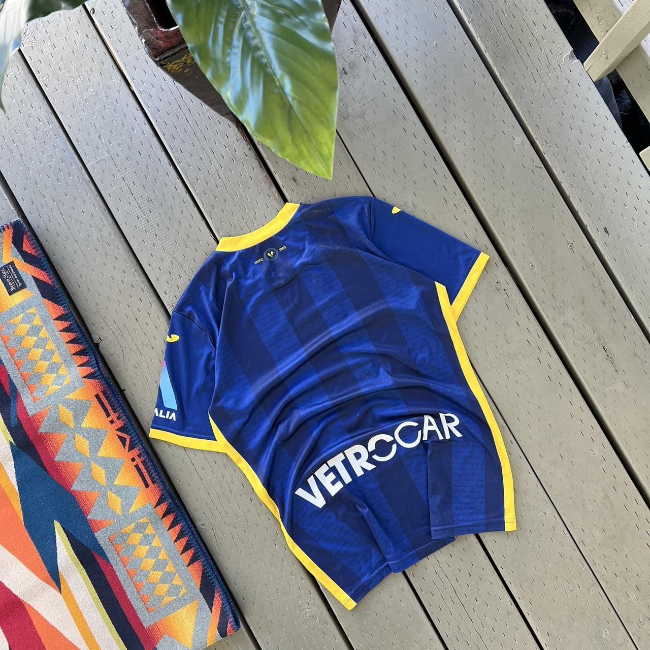 Vintage Macron Hellas Verona Home Football Soccer Jersey Size US M / EU 48-50 / 2 - 4 Thumbnail