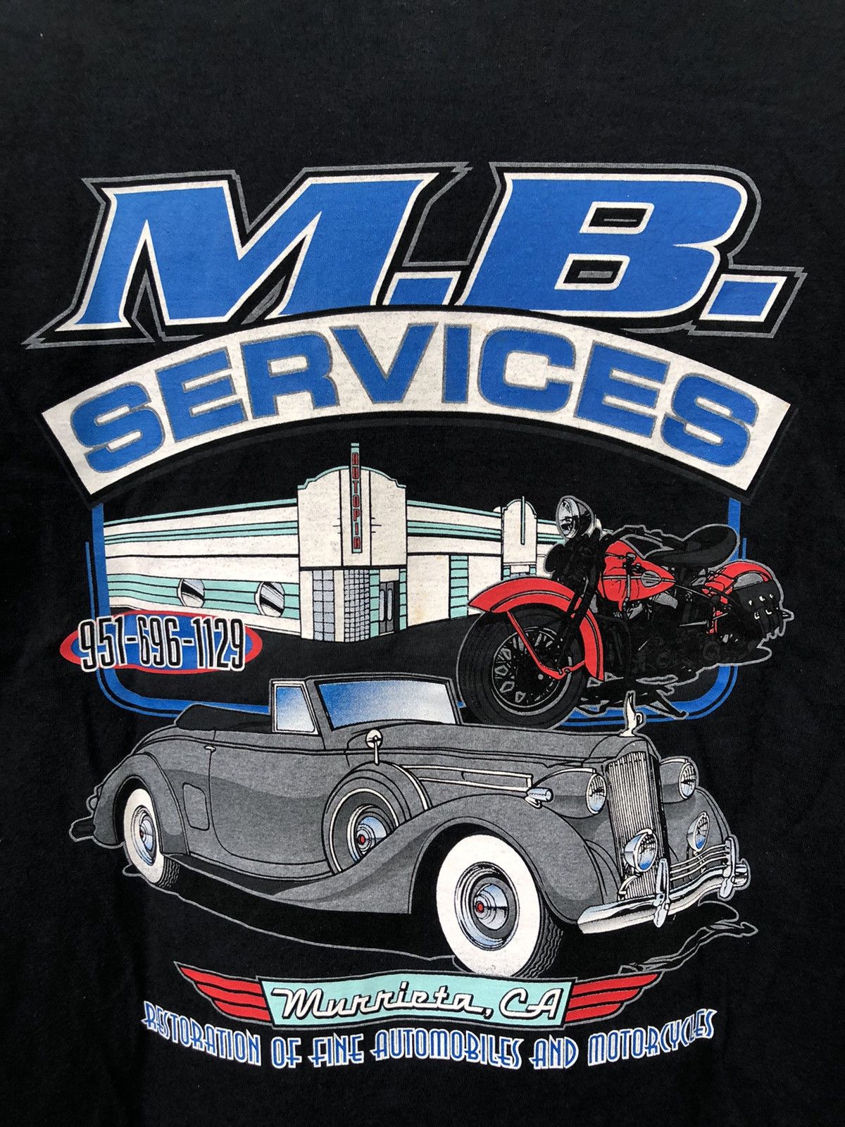 Vintage Port & Company MB Services T-Shirt Size US L / EU 52-54 / 3 - 11 Thumbnail