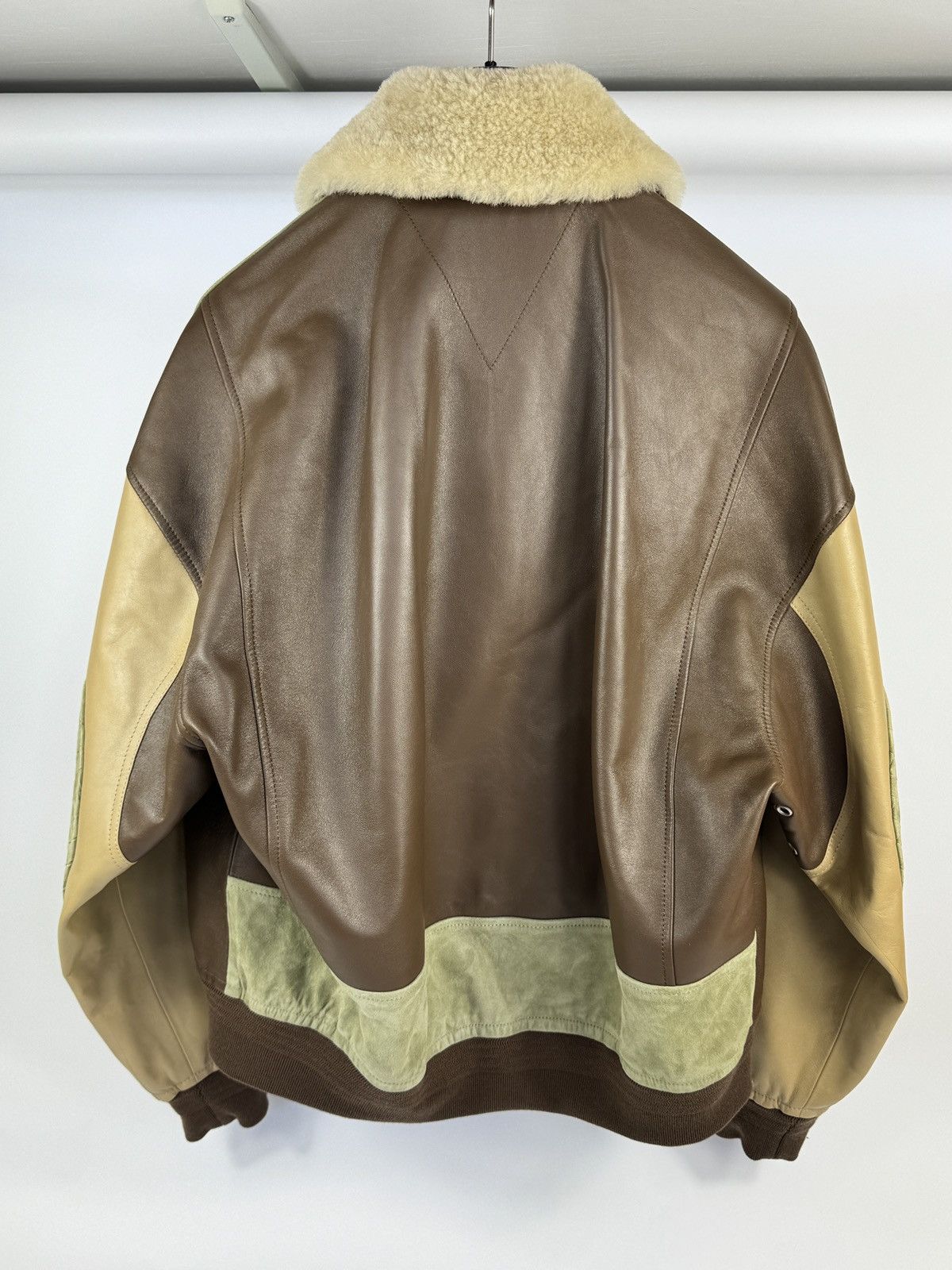 Bottega Veneta SOFT LEATHER JACKET WITH SHERLING REMOVABLE COLLAR Size US XL / EU 56 / 4 - 2 Thumbnail