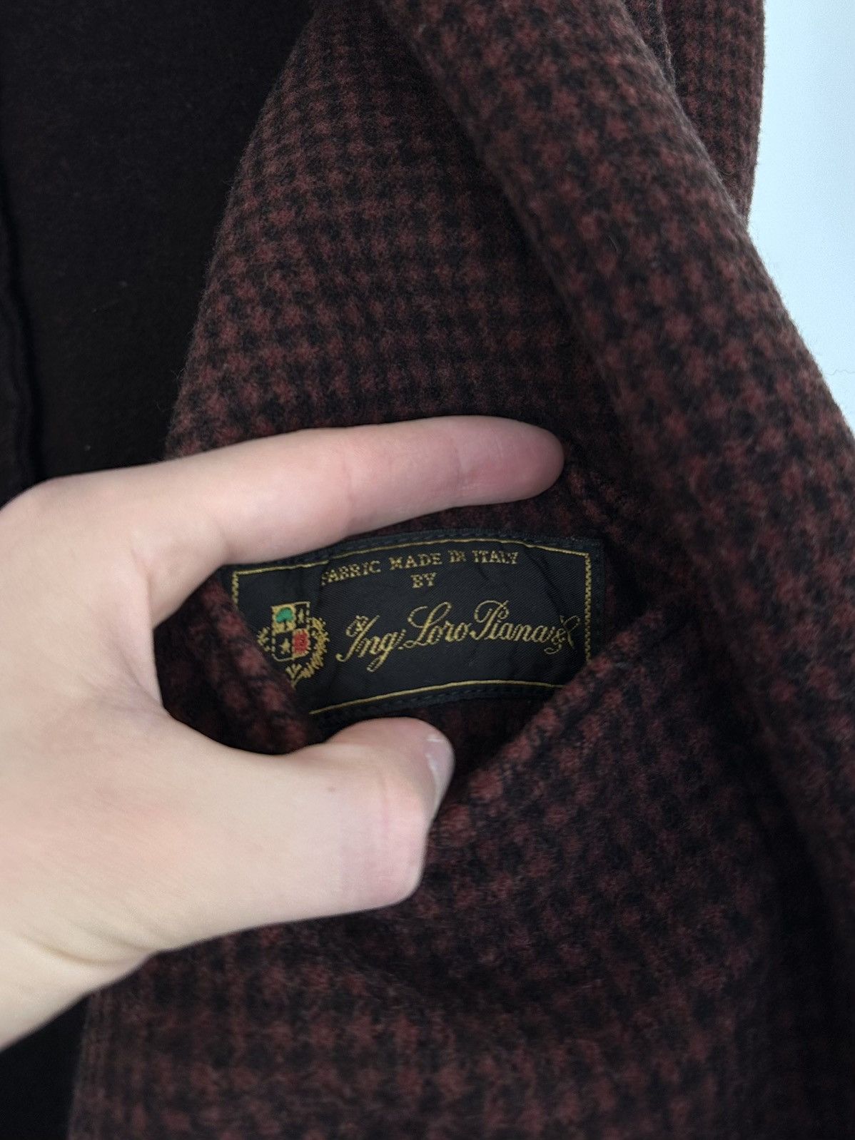 Lardini Vintage 90s Lardini Loro Piana Ing Double Breasted Wool Coat Size US M / EU 48-50 / 2 - 19 Thumbnail