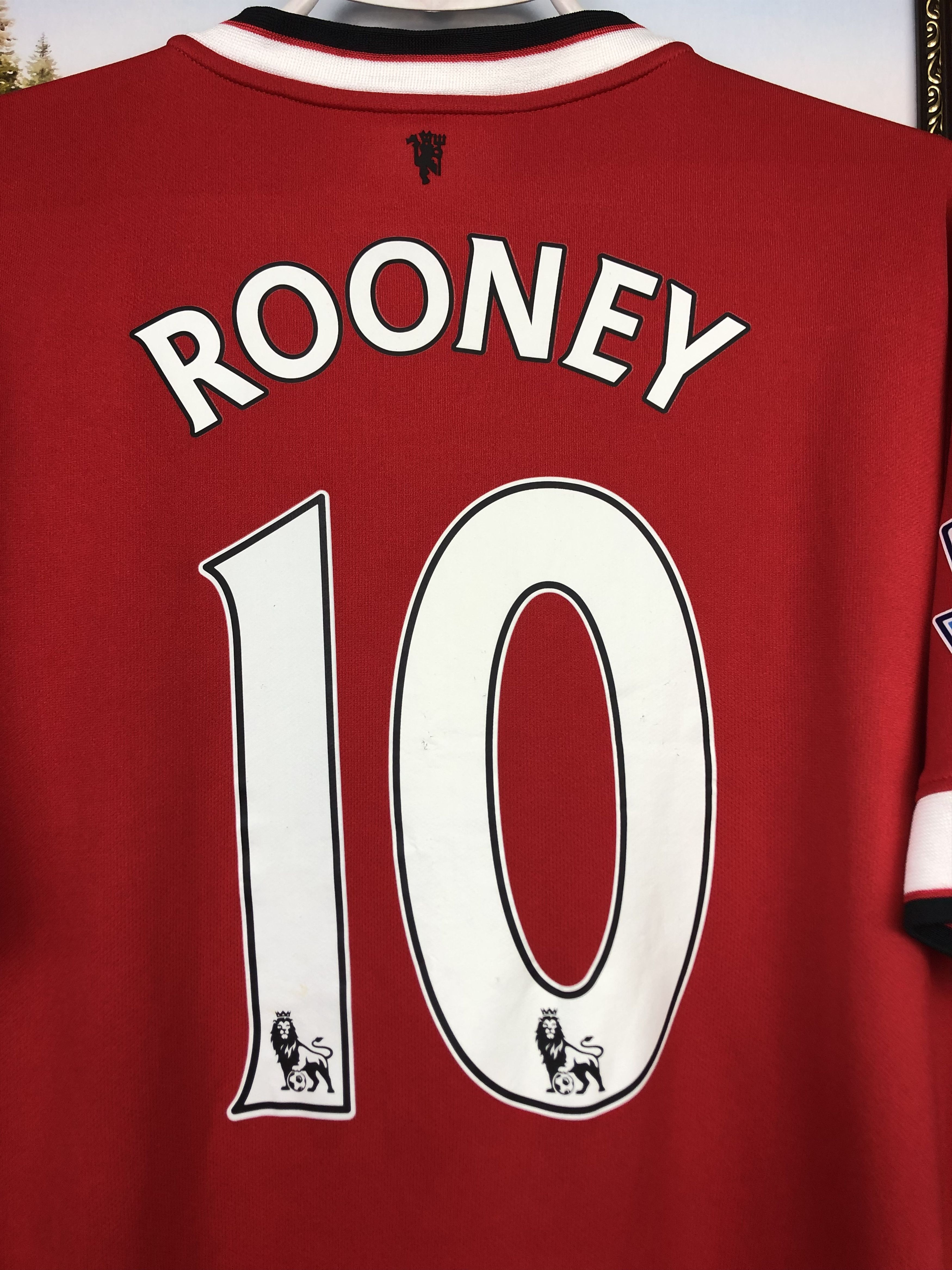 Nike Manchester United football shirt Soccer Nike Rooney Jersey Size US M / EU 48-50 / 2 - 3 Thumbnail