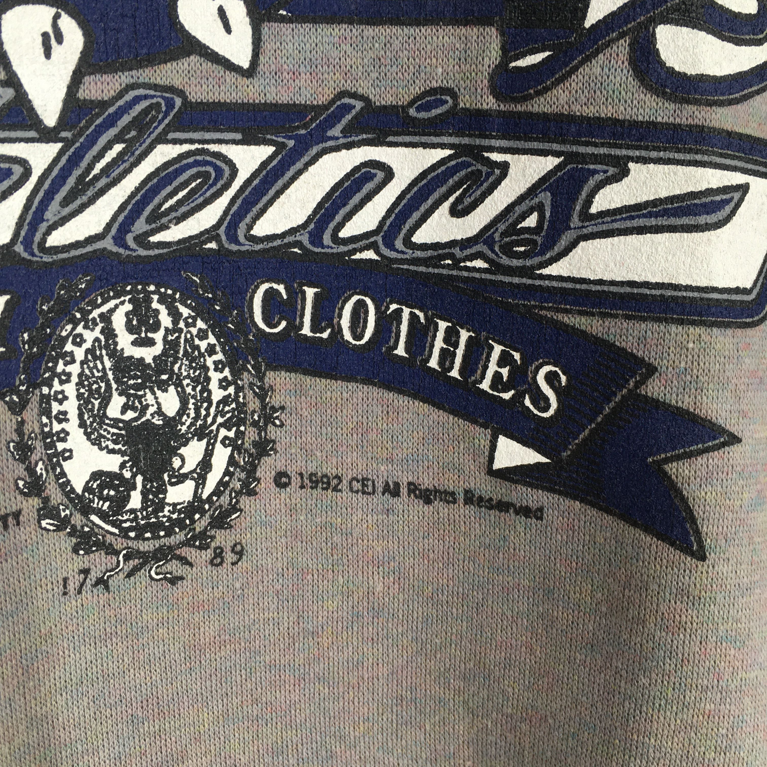 NCAA Vintage 90s Georgetown University Gray Sweatshirt Large Size US L / EU 52-54 / 3 - 4 Thumbnail