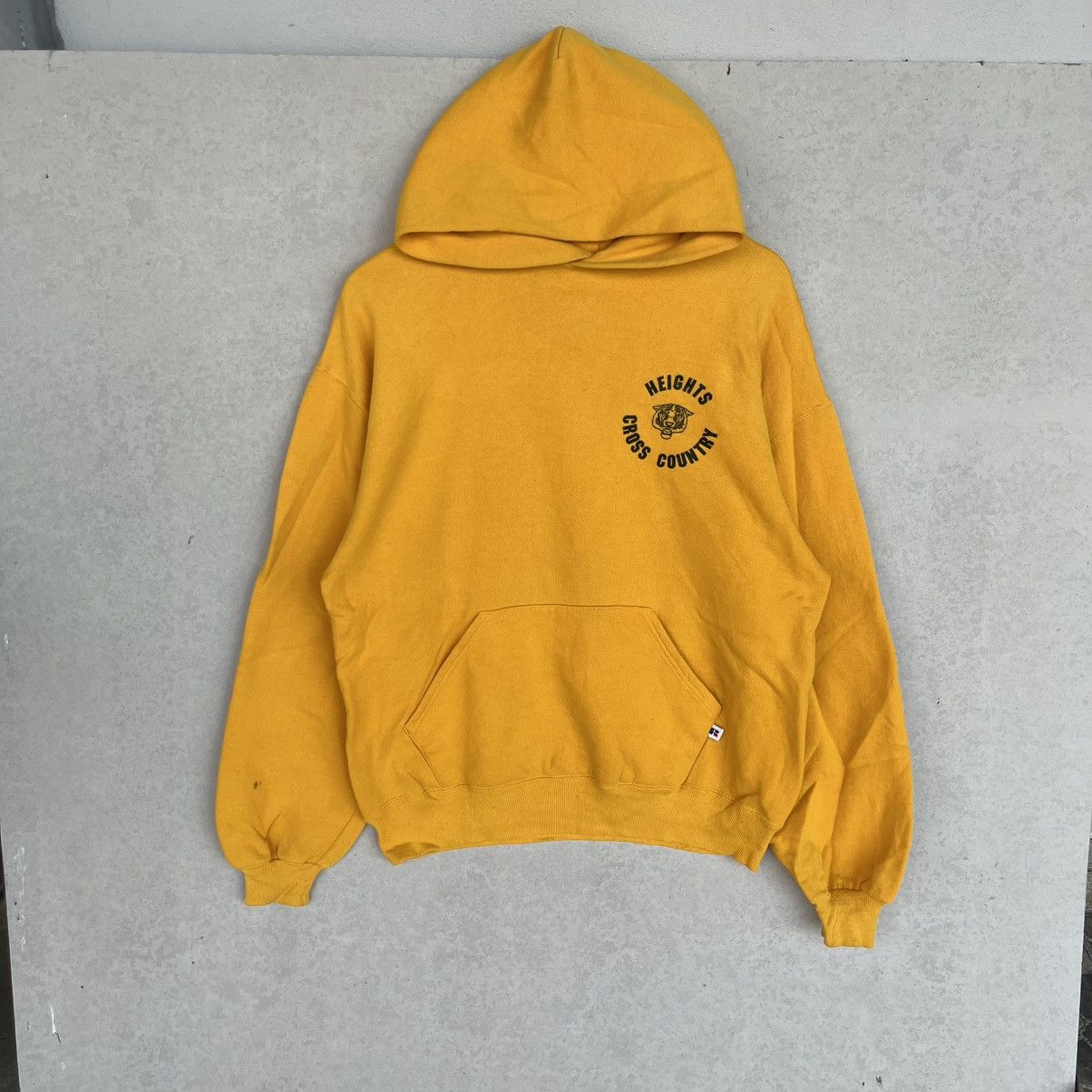 Other Vintage Russell Athletic Yellow Cross Country Hoodie Size L Size US L / EU 52-54 / 3 - 1 Thumbnail