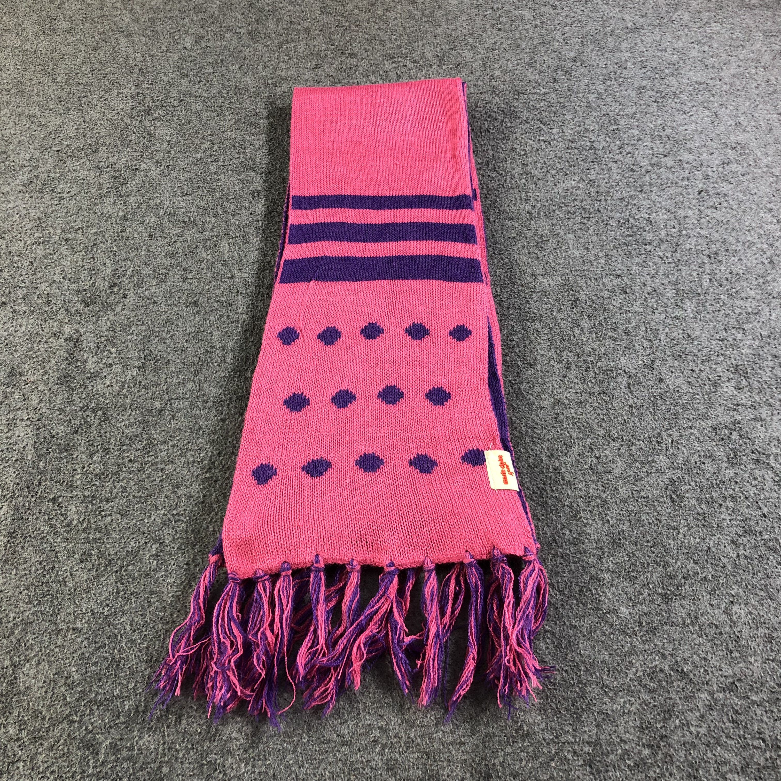 Vintage Marie Claire Sport Pink Scarf Muffler V1239 Size ONE SIZE - 2 Thumbnail