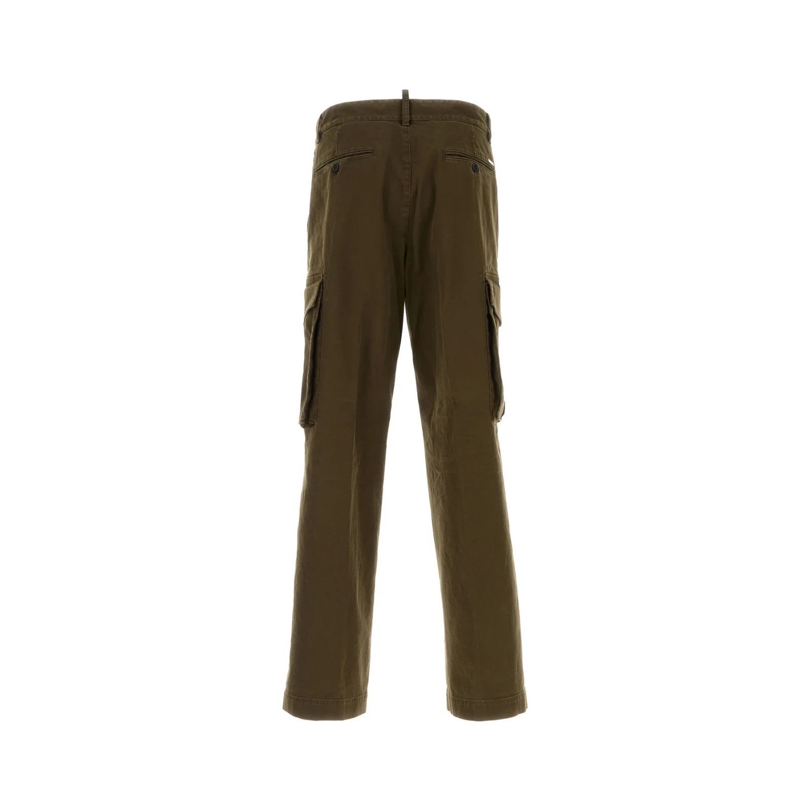 Dsquared2 DSQUARED2 Loose Olive Green Stretch Cotton Cargo Pants New & Size US 34 / EU 50 - 2 Thumbnail