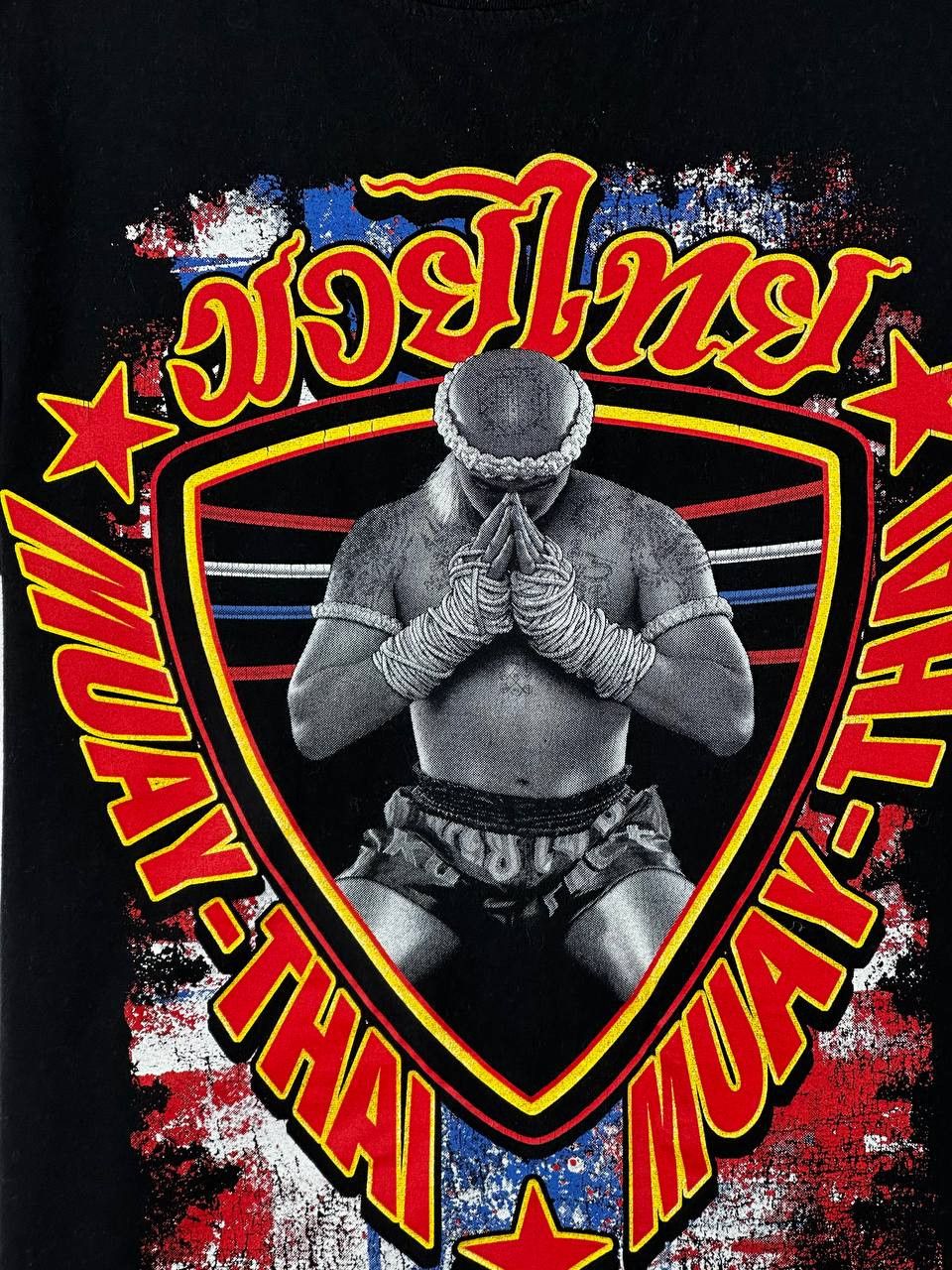 Japanese Brand × Vintage Vintage Muay Thai Boxing Sport Twins T Shirt Size US M / EU 48-50 / 2 - 4 Thumbnail