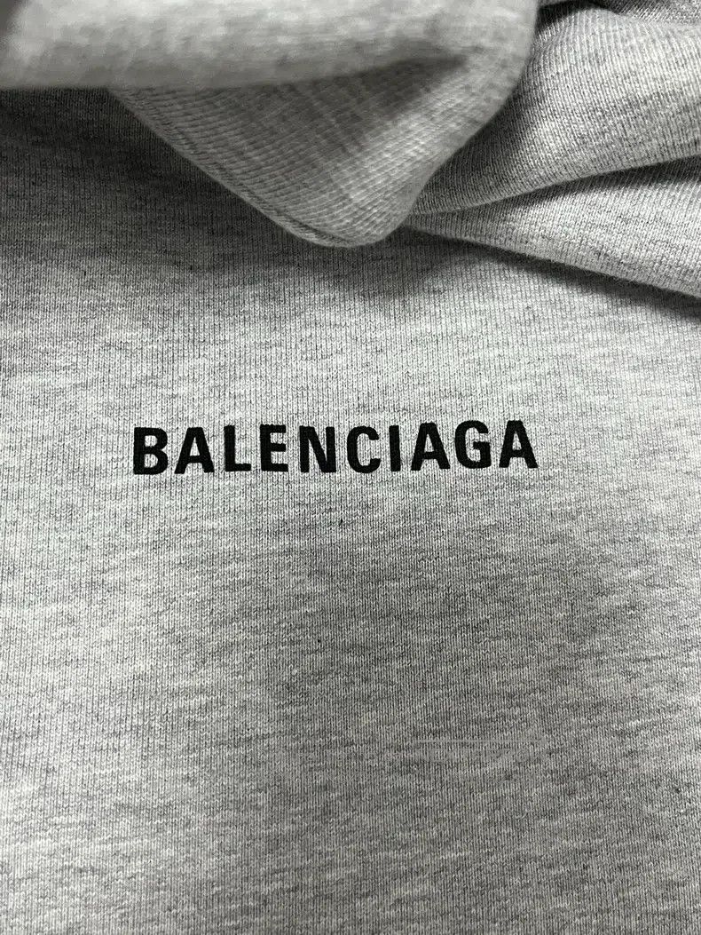 Balenciaga Balenciaga Front and Back Slogan Logo Printed Hooded Pullo Size XS / US 0-2 / IT 36-38 - 6 Thumbnail
