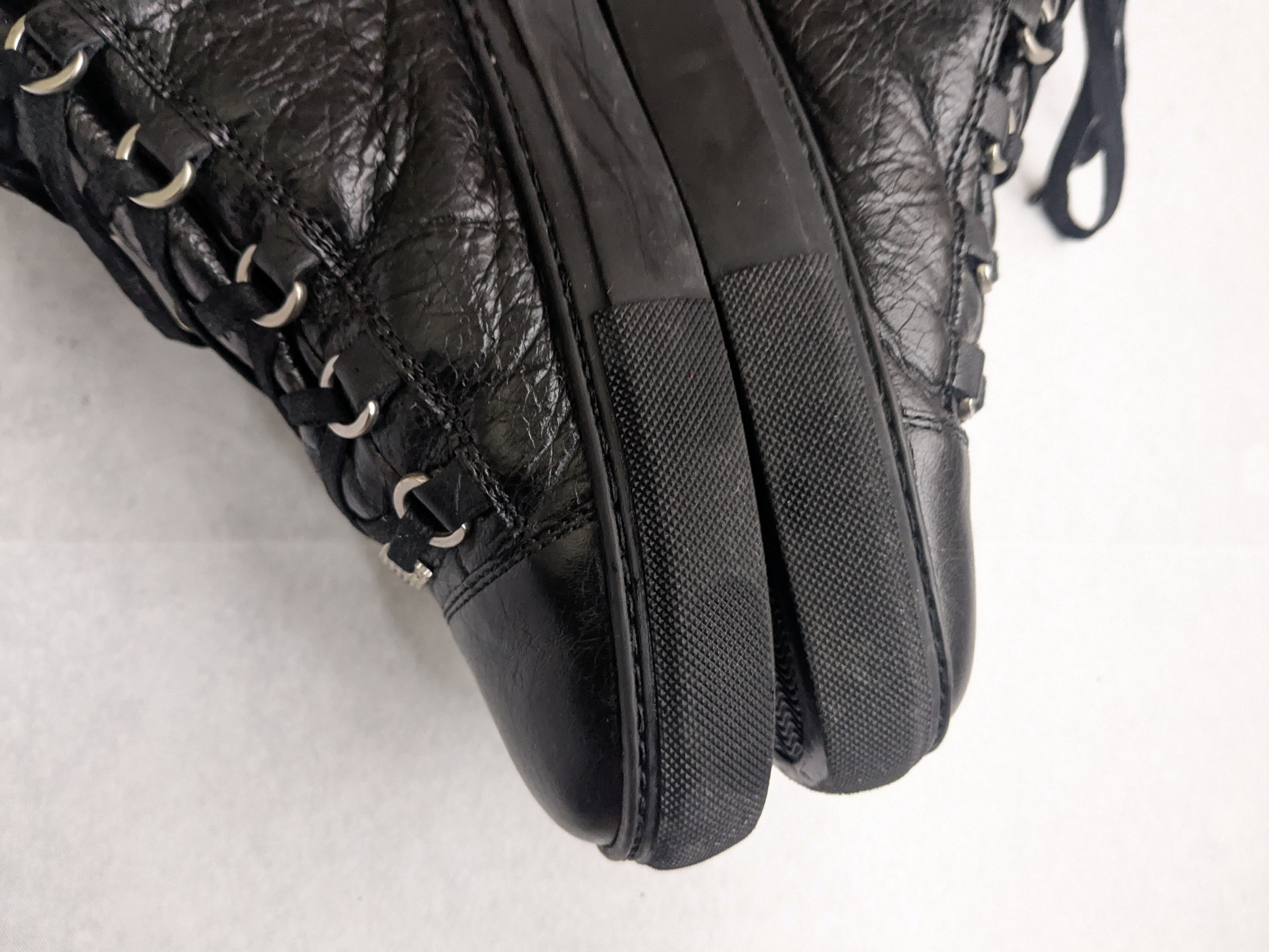 Balenciaga Balenciaga Arena Sneakers Black High Tops 11 Leather Size US 11 / EU 44 - 11 Thumbnail